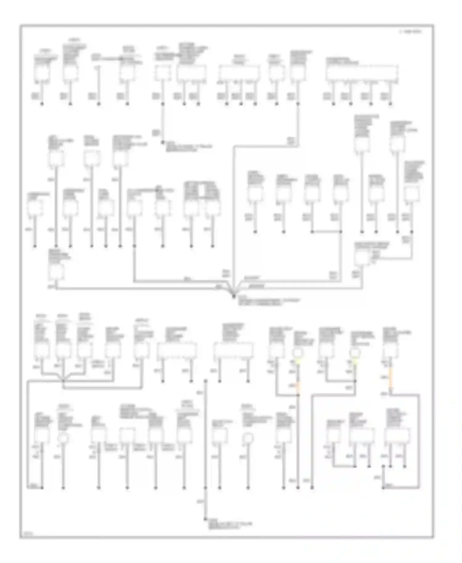 Wiring diagram left rear oxygen sensor right rear oxygen sensor for Chevrolet Caprice Impala SS  (1995-1996) (1 of 1)