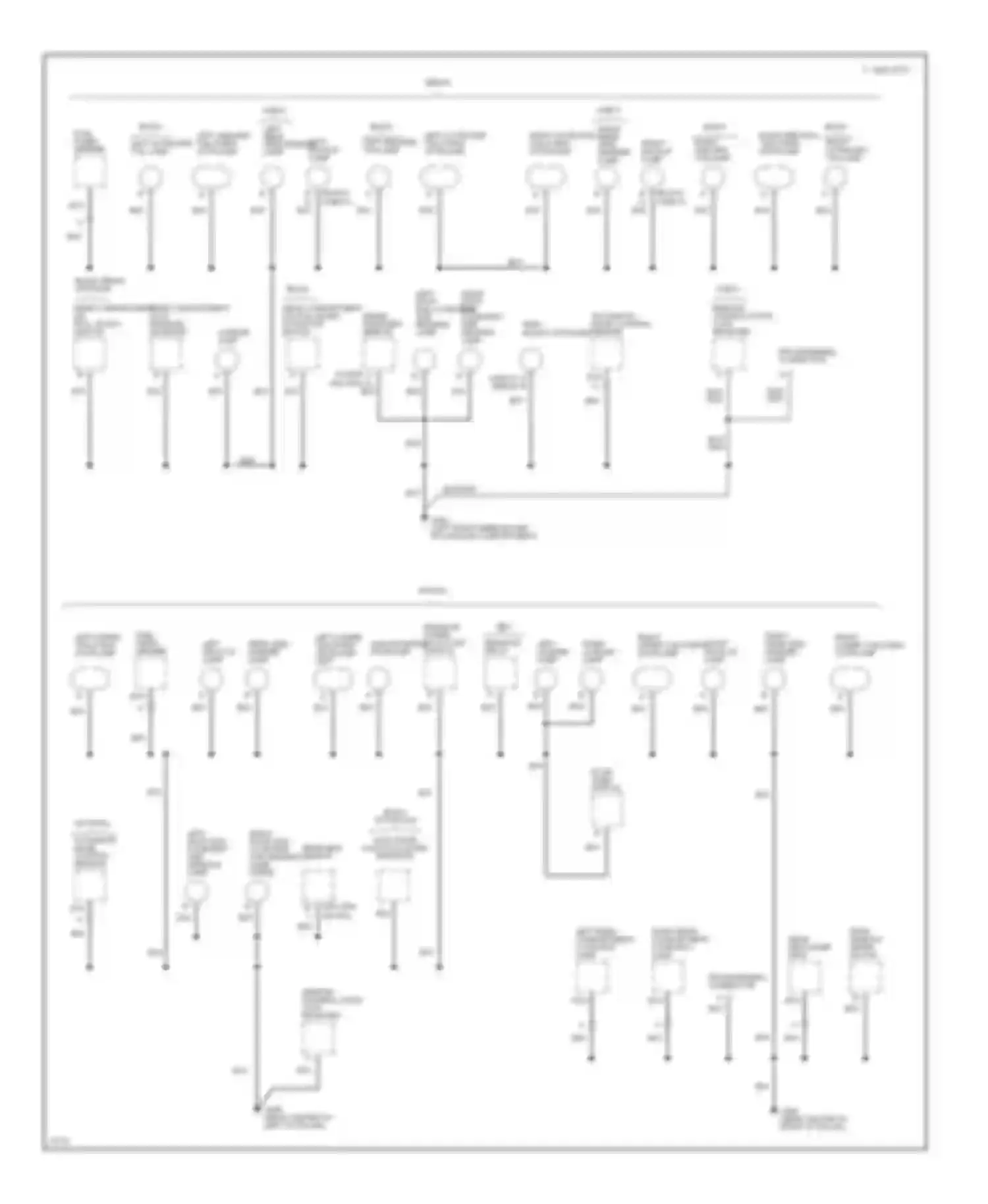 Wiring diagram right rear compartment courtesy lamp for Chevrolet Caprice Impala SS  (1995-1996) (1 of 1)