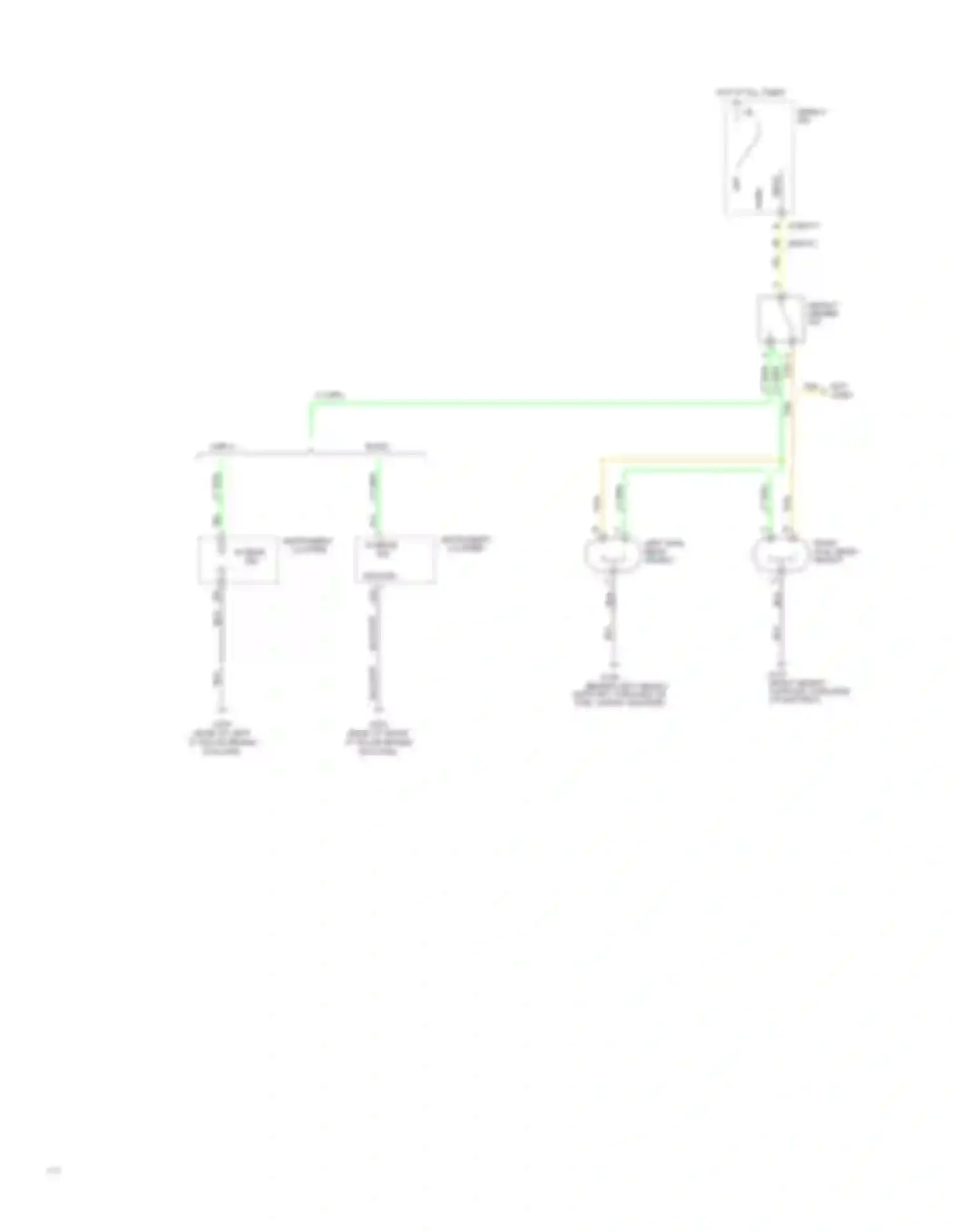 Caprice Chevrolet IV (1990-1996): Headlight circuit, without drl, without twilight sentinel