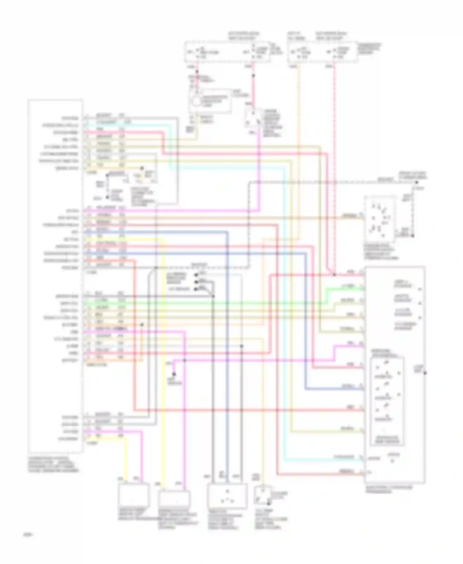 Caprice Chevrolet IV (1990-1996): 5.7l (vin p), transmission circuit, 4l60-e