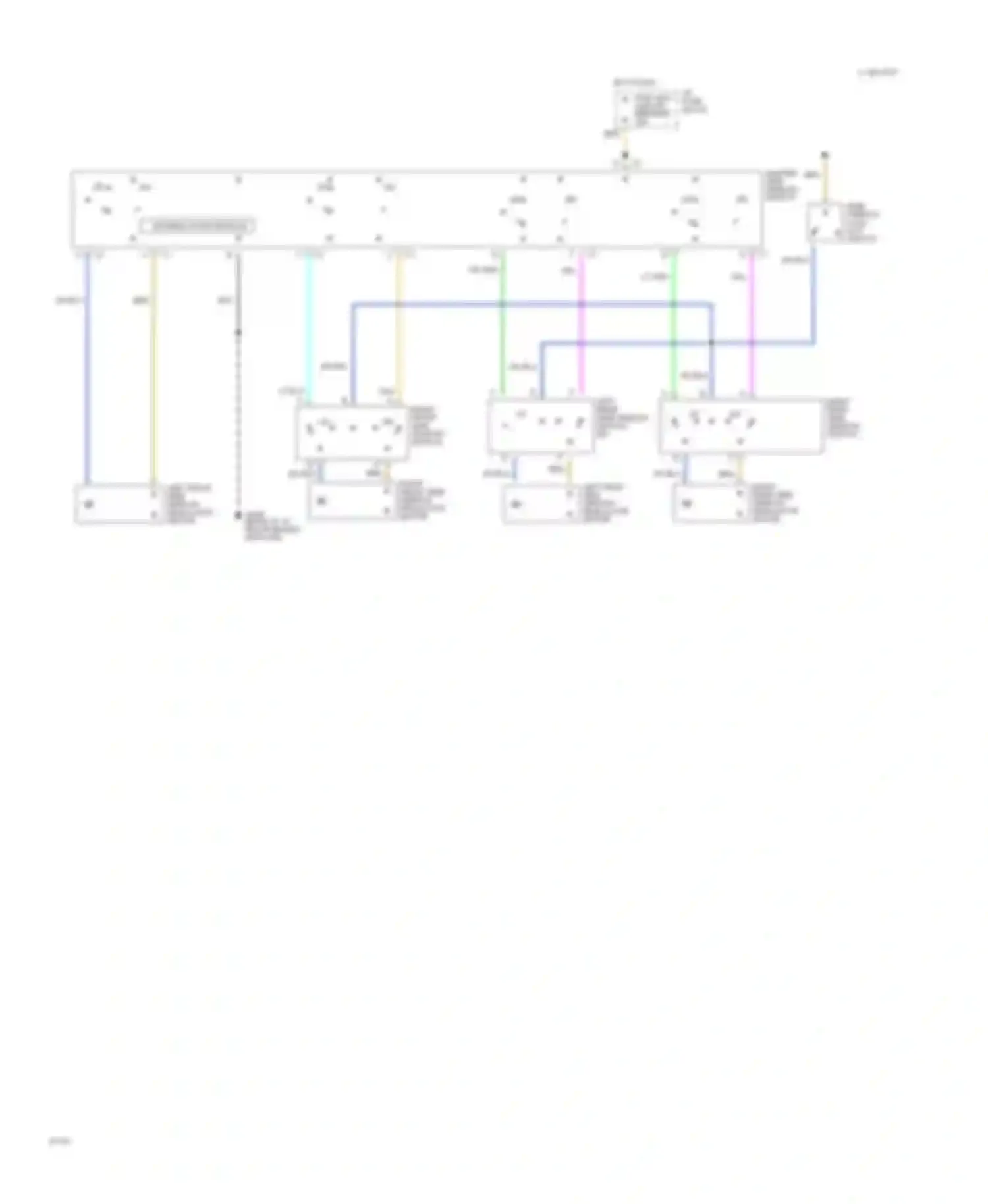 Wiring diagram express down module for Chevrolet Caprice IV (1990-1996) (1 of 1)