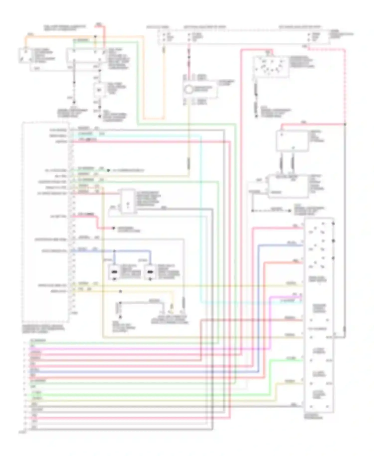 Wiring diagram i/p fuse #2 for Chevrolet Caprice IV (1990-1996) (1 of 2)