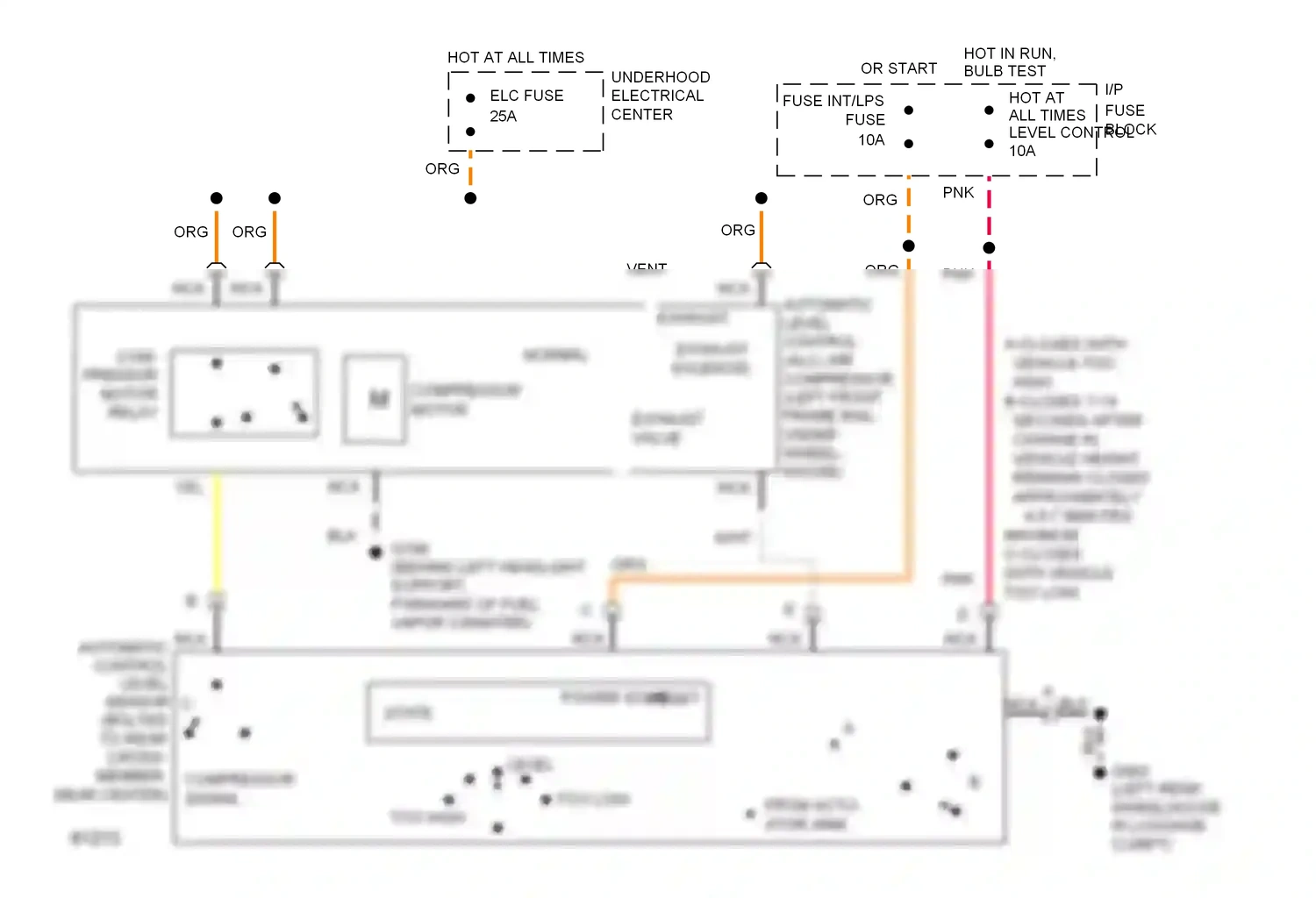 Wiring diagram nca for Chevrolet Caprice IV (1990-1996) (4 of 21)