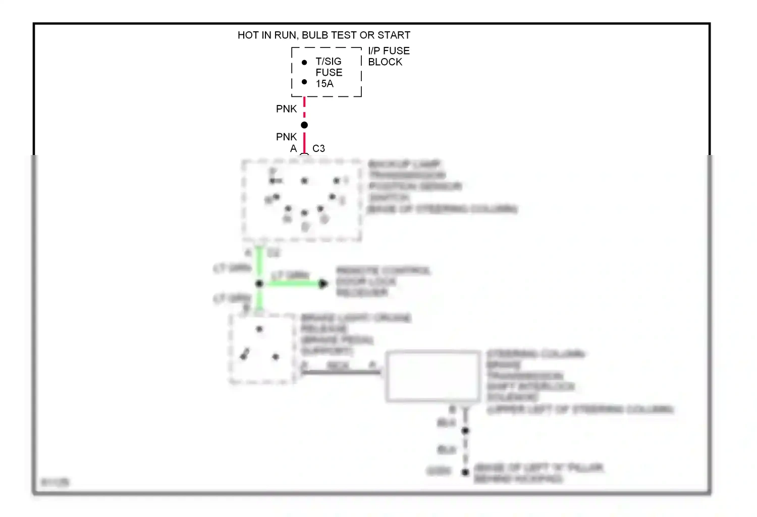 Wiring diagram nca for Chevrolet Caprice IV (1990-1996) (18 of 21)
