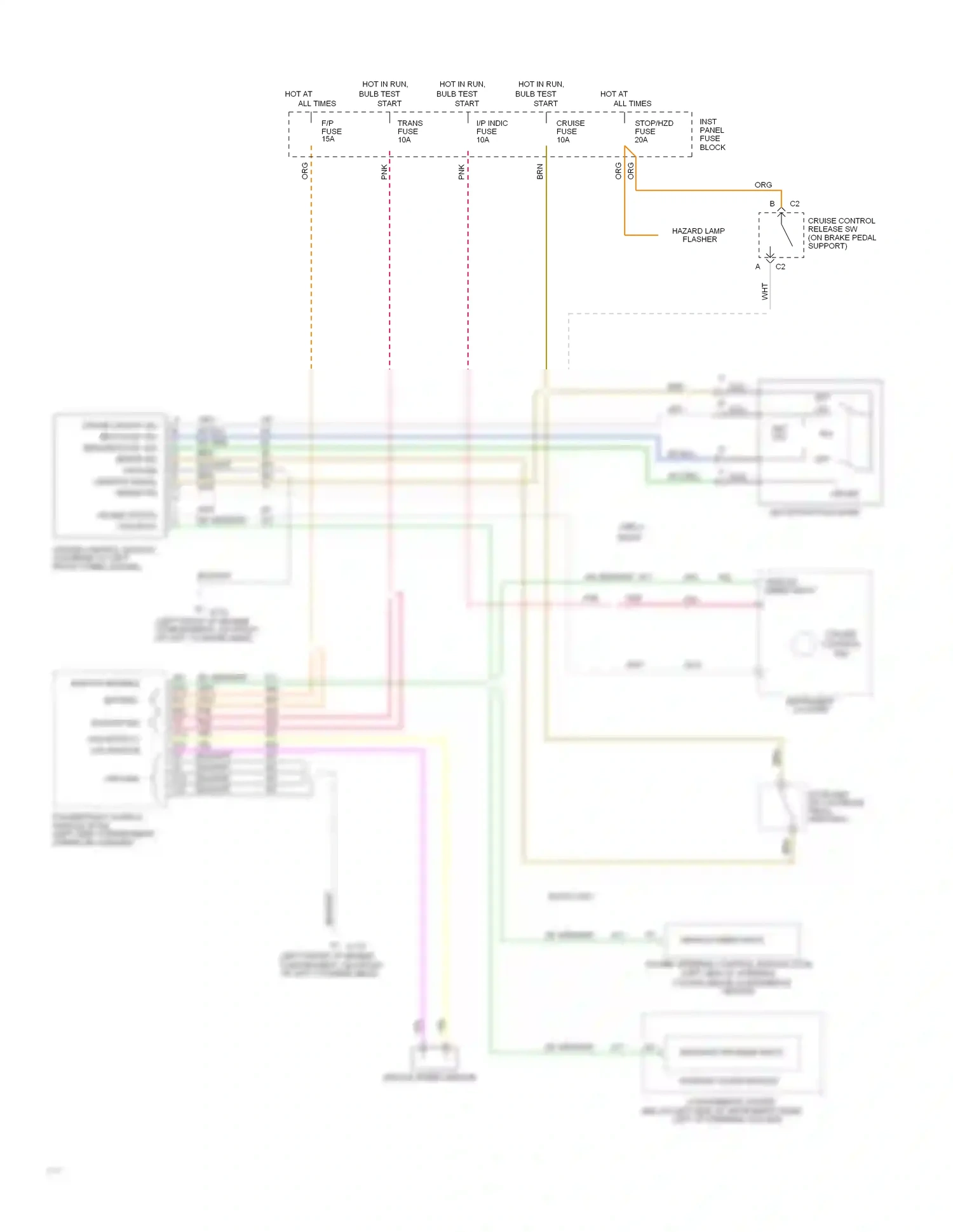 Wiring diagram nca for Chevrolet Caprice IV (1990-1996) (2 of 21)