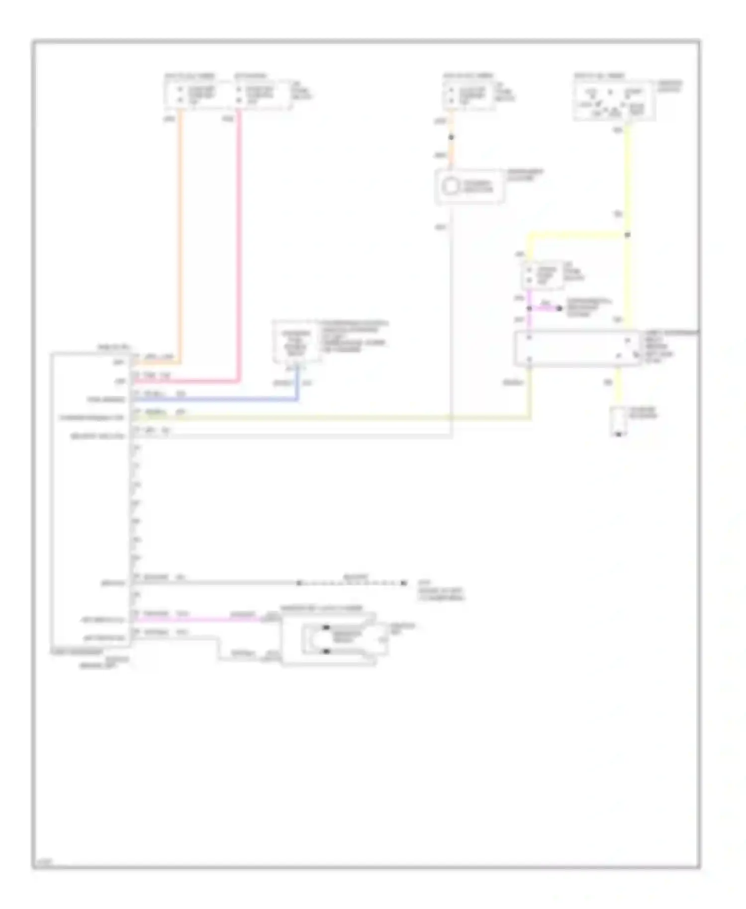 Wiring diagram pass-key fuse #14 for Chevrolet Caprice IV (1990-1996) (1 of 1)