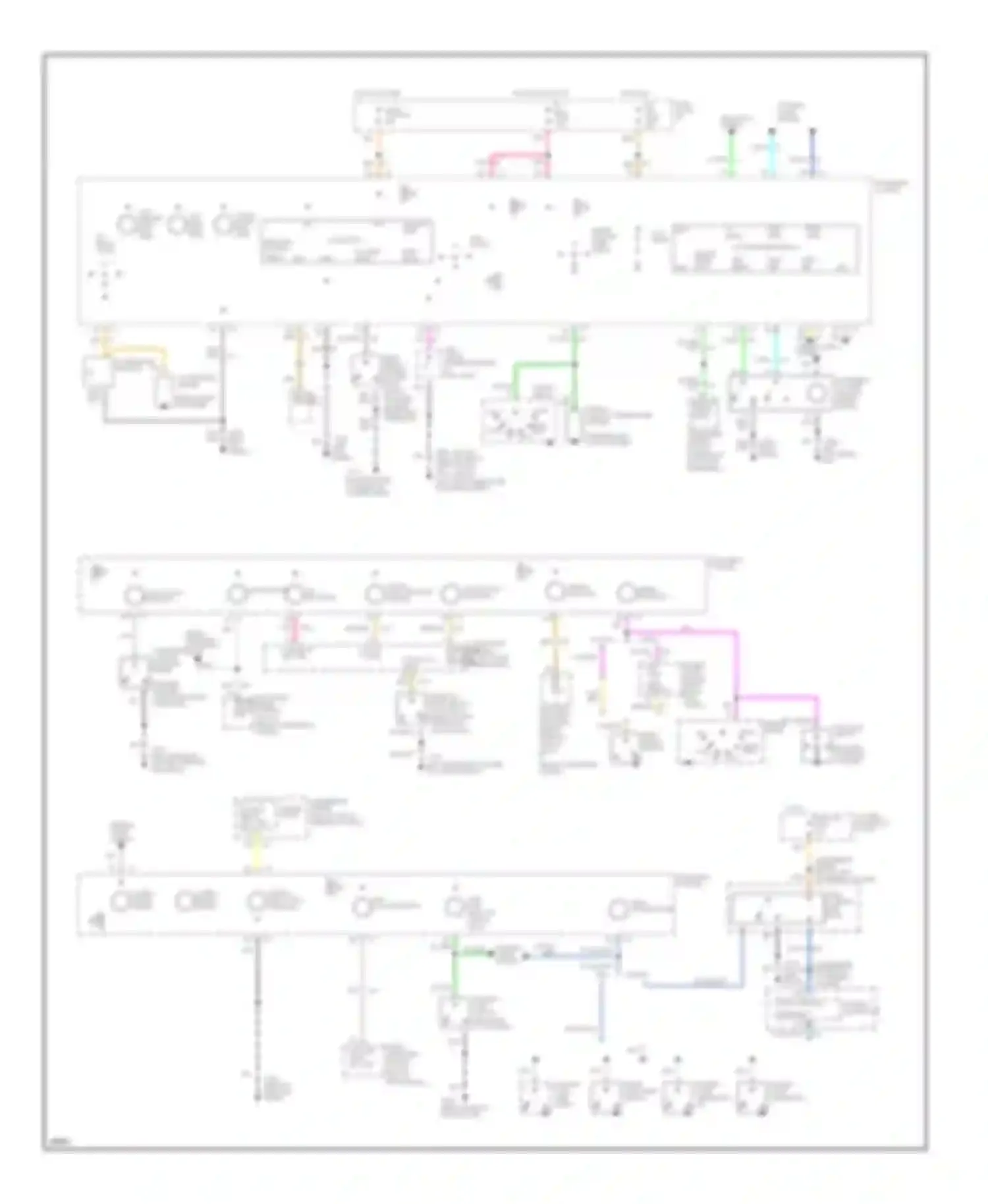 Wiring diagram sir ind. ctrl for Chevrolet Caprice IV (1990-1996) (1 of 1)