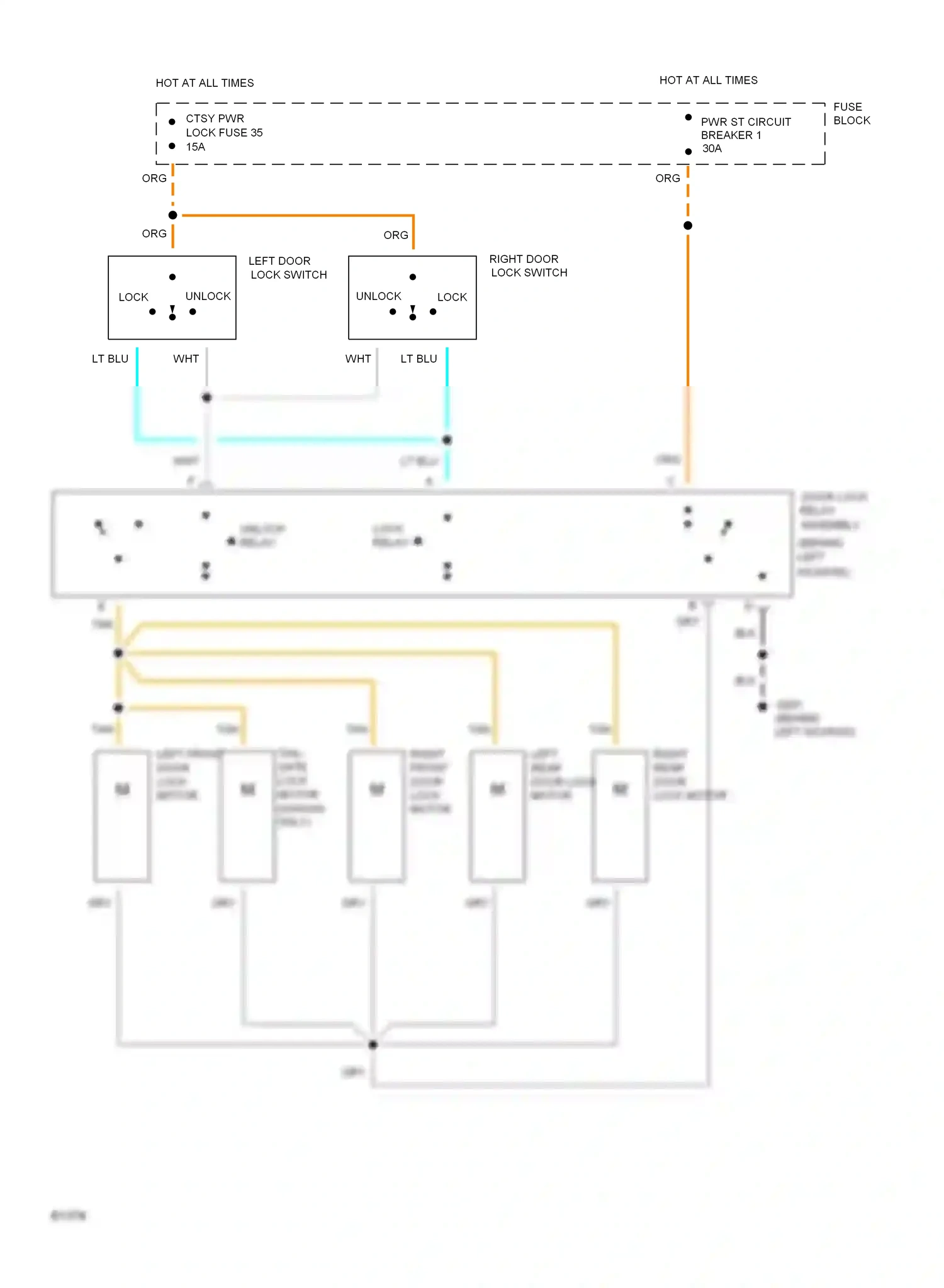Wiring diagram tan for Chevrolet Caprice IV (1990-1996) (14 of 21)