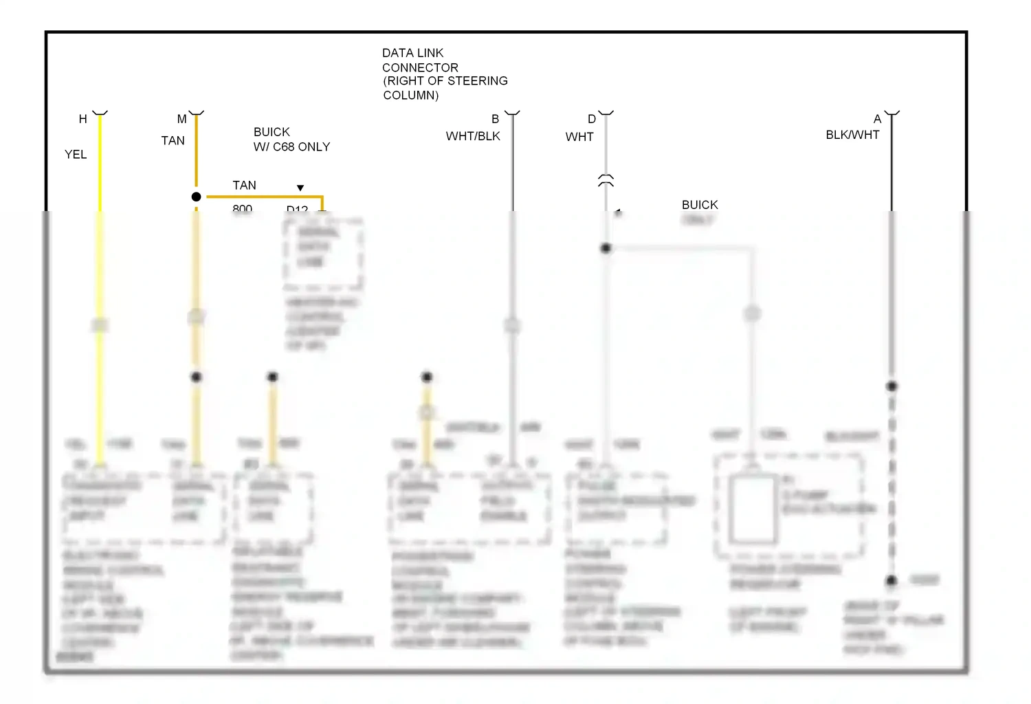 Wiring diagram tan for Chevrolet Caprice IV (1990-1996) (2 of 21)