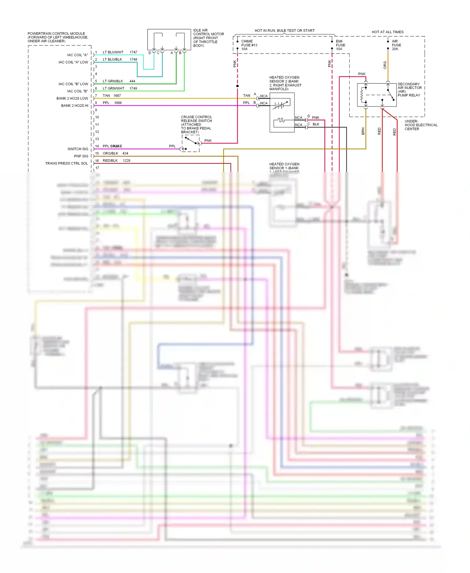Wiring diagram tan for Chevrolet Caprice IV (1990-1996) (7 of 21)