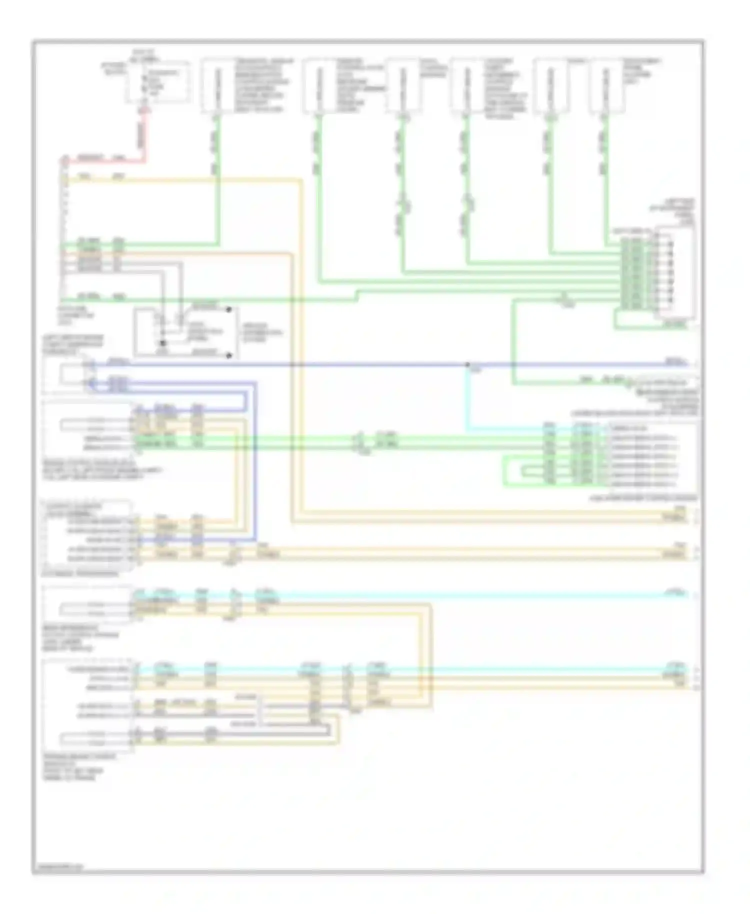 Captiva Chevrolet I facelift 2 (2013-2016): Computer data lines circuit (1 of 2)
