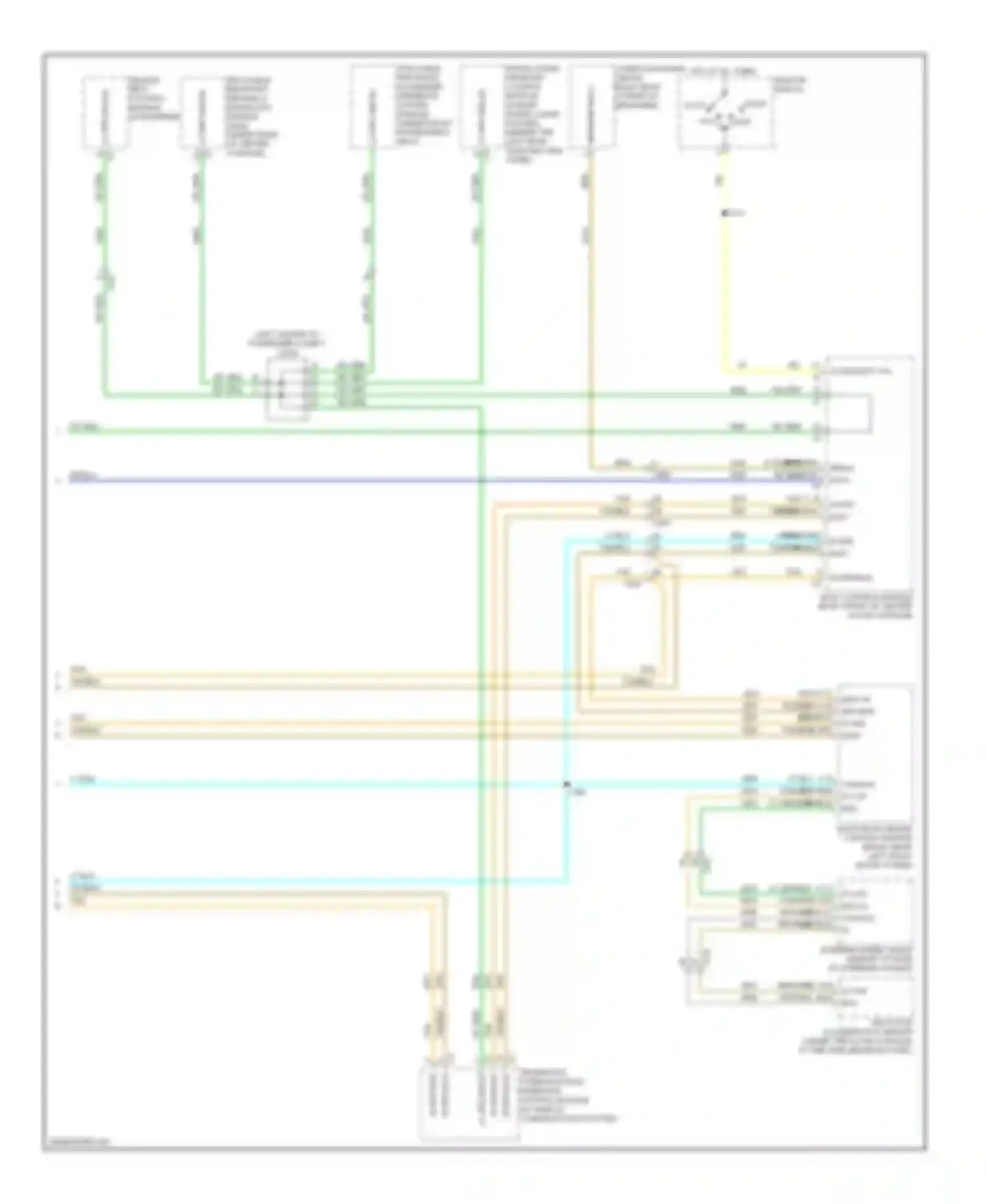 Captiva Chevrolet I facelift 2 (2013-2016): Computer data lines circuit (2 of 2)