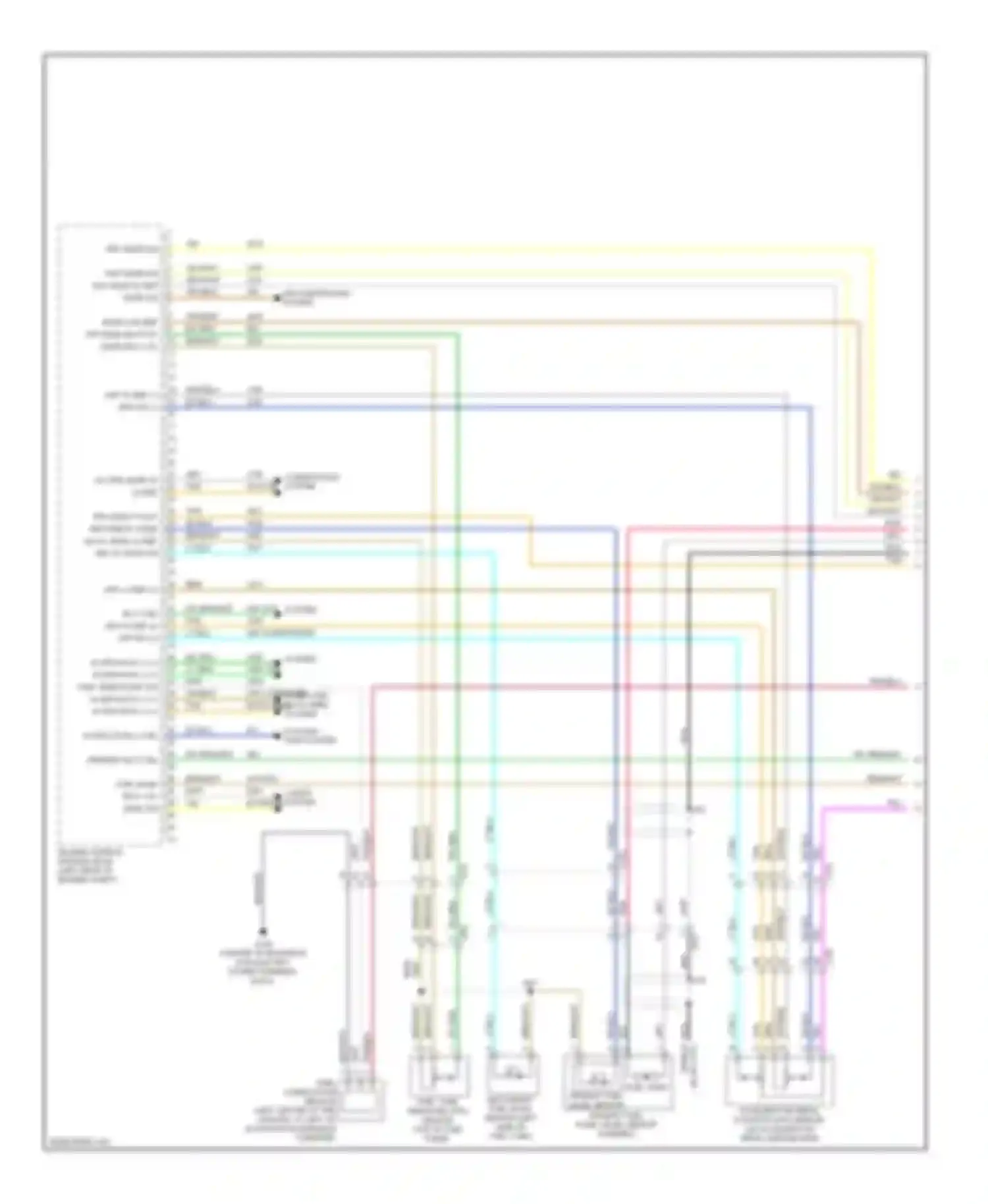 Captiva Chevrolet I facelift 2 (2013-2016): Wiring diagram engine performance 2.4l vin k (1 of 6)