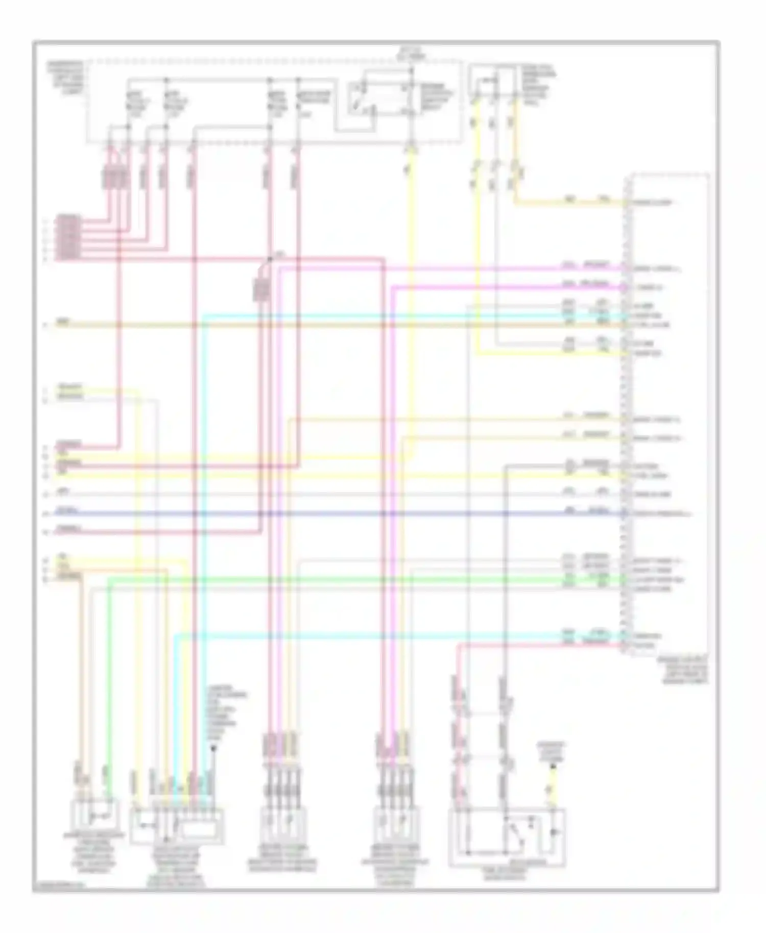 Captiva Chevrolet I facelift 2 (2013-2016): Wiring diagram engine performance 2.4l vin k (6 of 6)