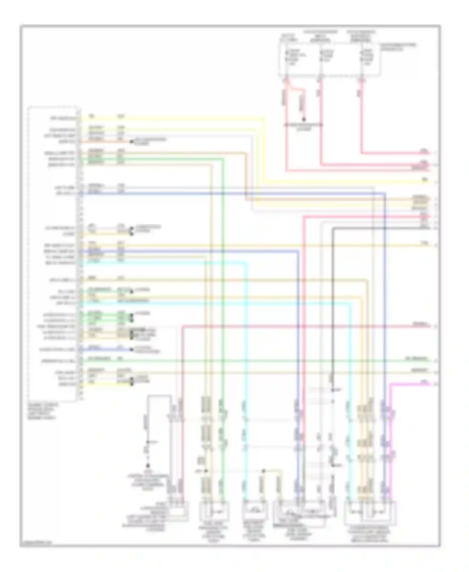 Captiva Chevrolet I facelift 2 (2013-2016): Wiring diagram engine performance 3.0l vin 5 (1 of 6)