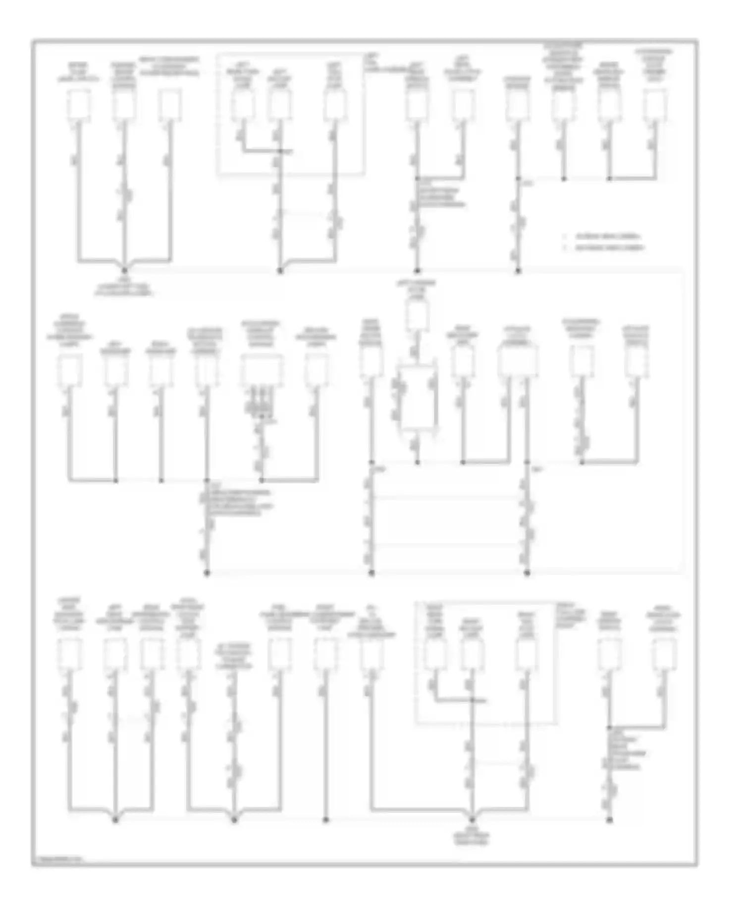 Captiva Chevrolet I facelift 2 (2013-2016): Ground distribution circuit (3 of 3)