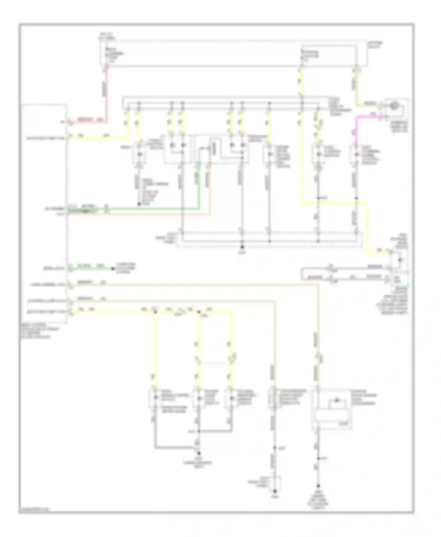 Captiva Chevrolet I facelift 2 (2013-2016): Instrument illumination circuit