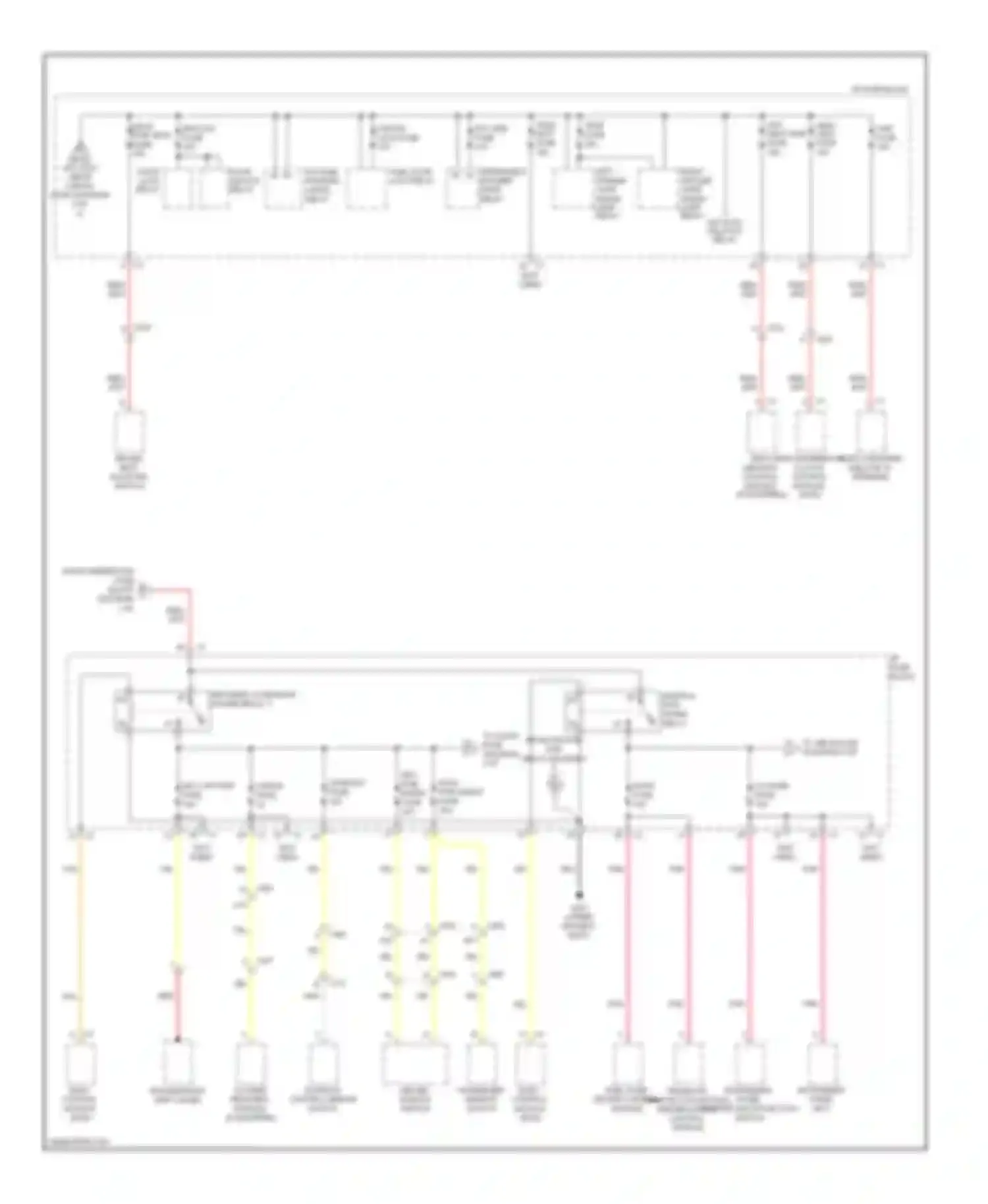 Captiva Chevrolet I facelift 2 (2013-2016): Power distribution circuit (3 of 4)