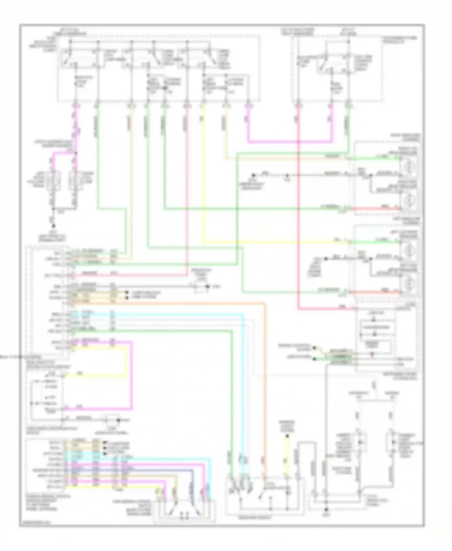 Wiring diagram 8 11 12 17 park lps sig sens sig on sig off sig for Chevrolet Captiva I facelift 2 (2013-2016) (1 of 1)