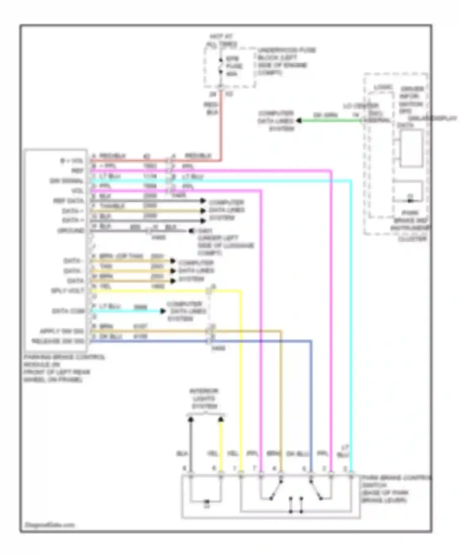 Wiring diagram data com for Chevrolet Captiva I facelift 2 (2013-2016) (2 of 3)