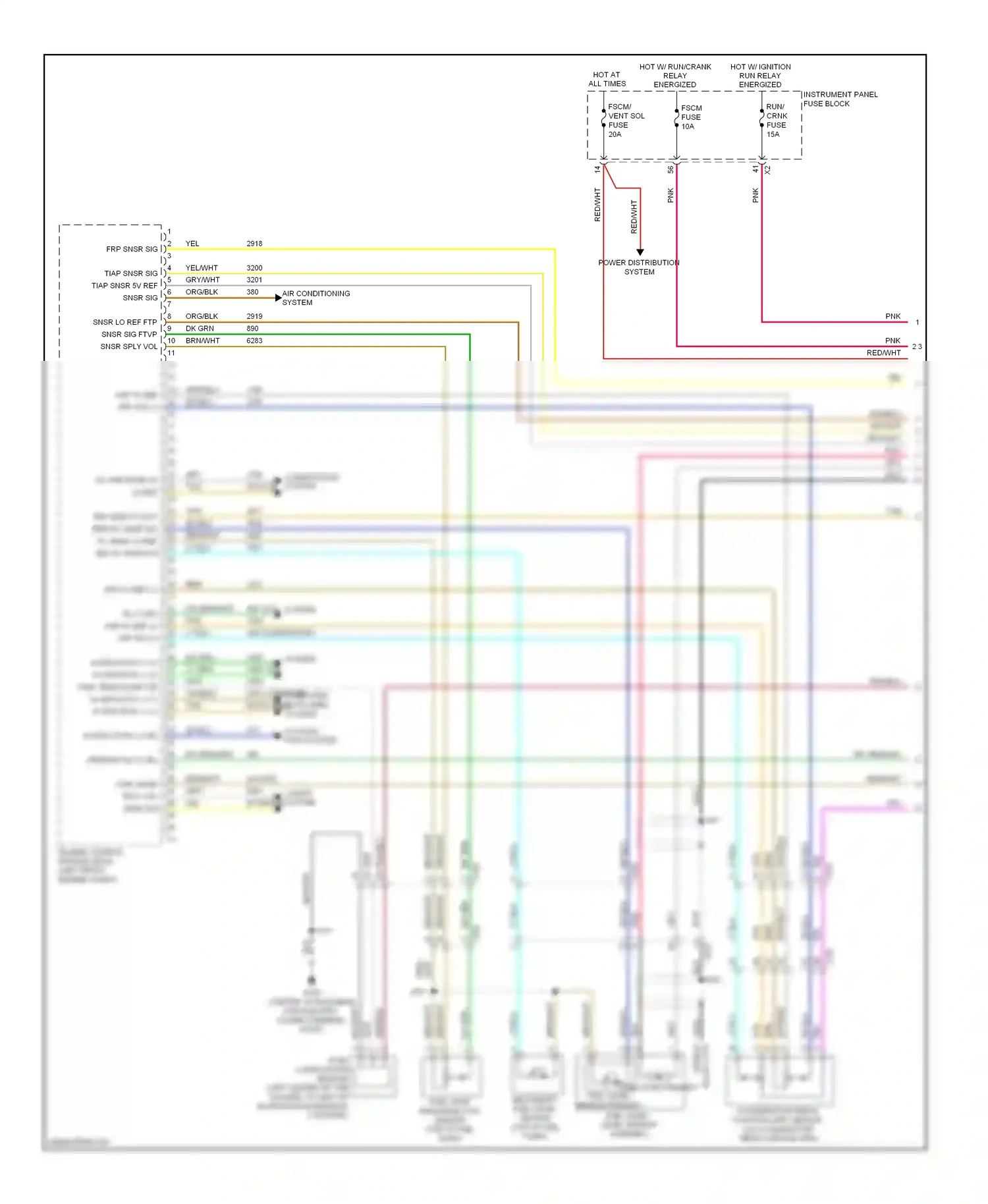 Chevrolet Captiva I facelift 2 (2013-2016) engine control module (ecm) (left front engine compt) wiring diagram  (2 of 7)