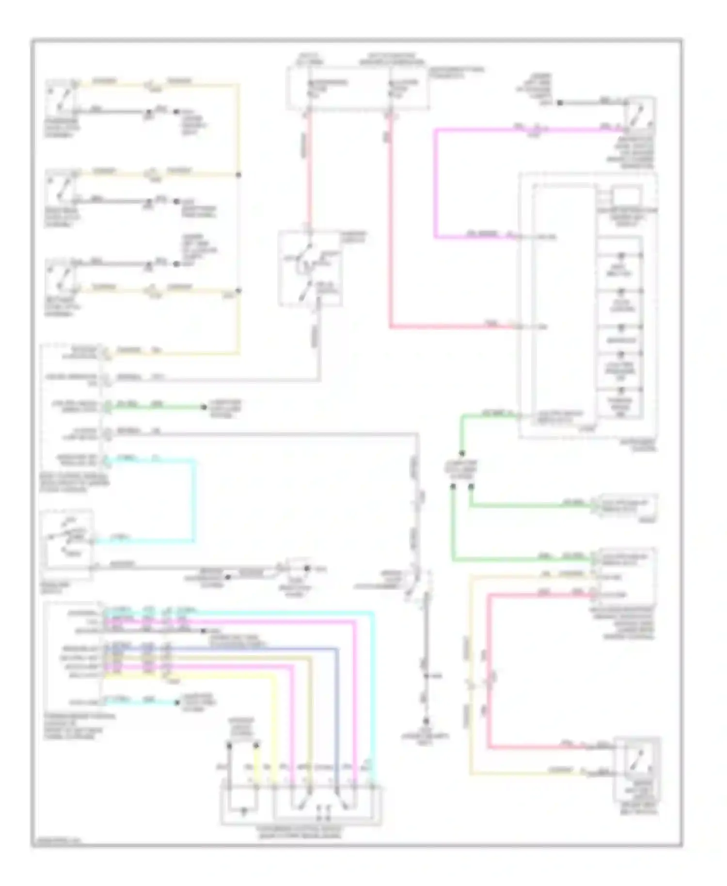 Wiring diagram ground distribution system for Chevrolet Captiva I facelift 2 (2013-2016) (8 of 8)