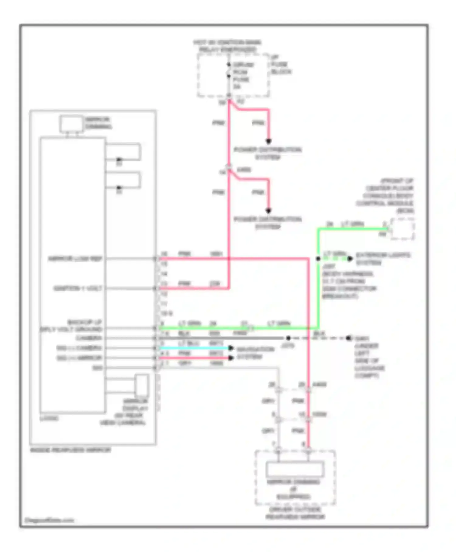 Wiring diagram ignition 1 volt for Chevrolet Captiva I facelift 2 (2013-2016) (1 of 1)