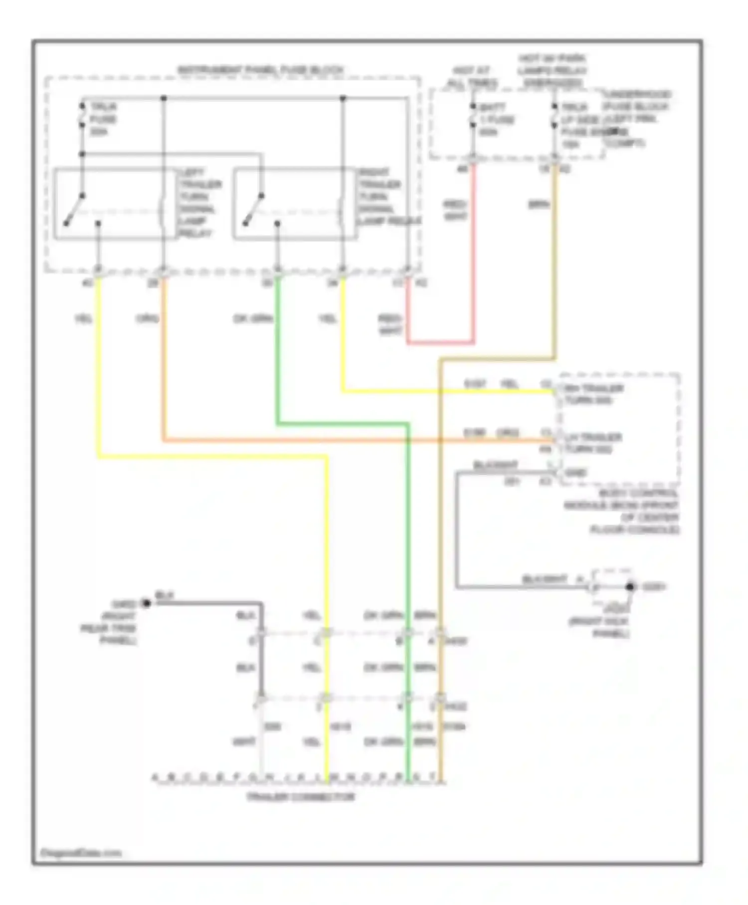 Wiring diagram i/p fuse block for Chevrolet Captiva I facelift 2 (2013-2016) (9 of 37)
