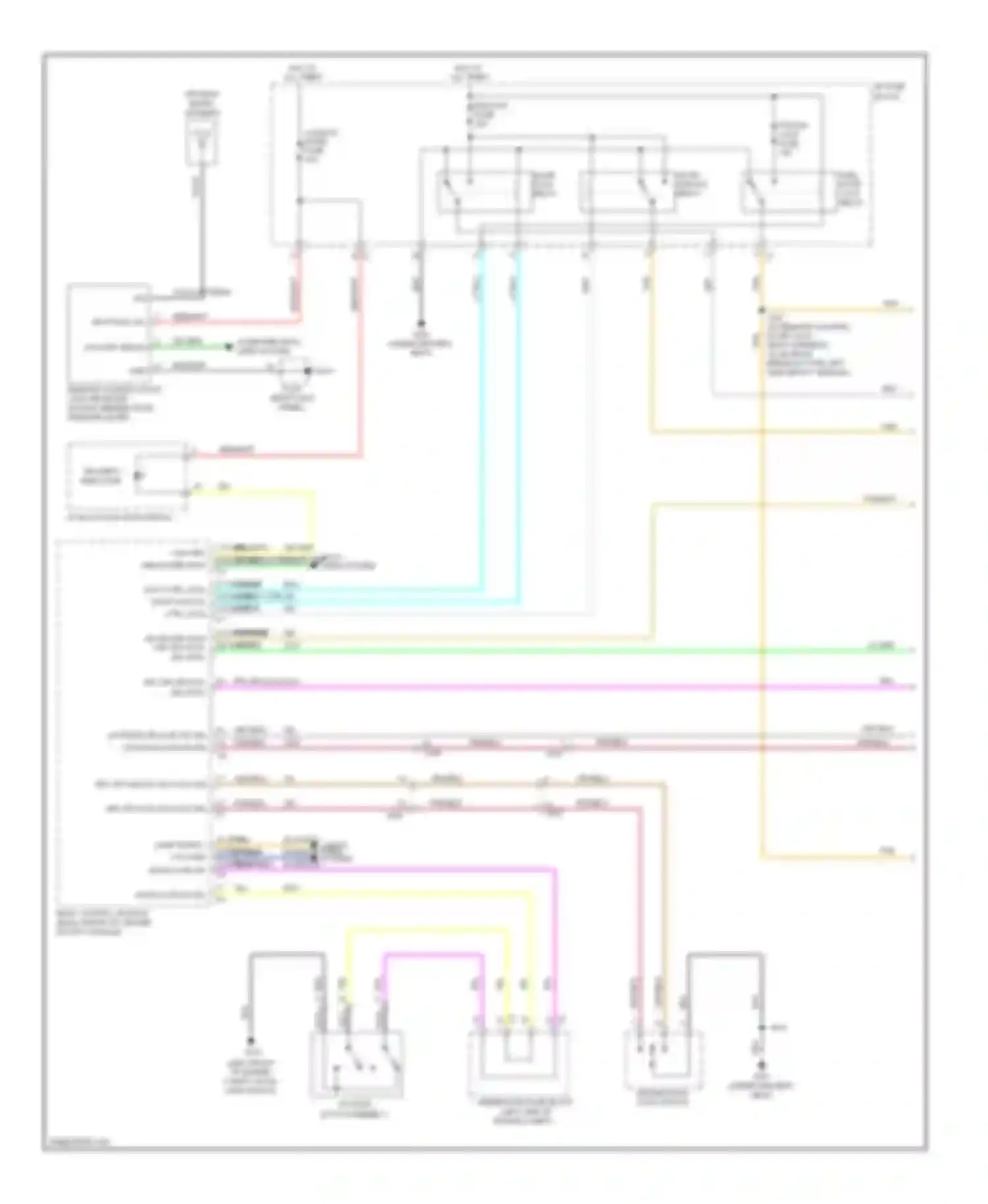 Wiring diagram i/p fuse block for Chevrolet Captiva I facelift 2 (2013-2016) (4 of 37)
