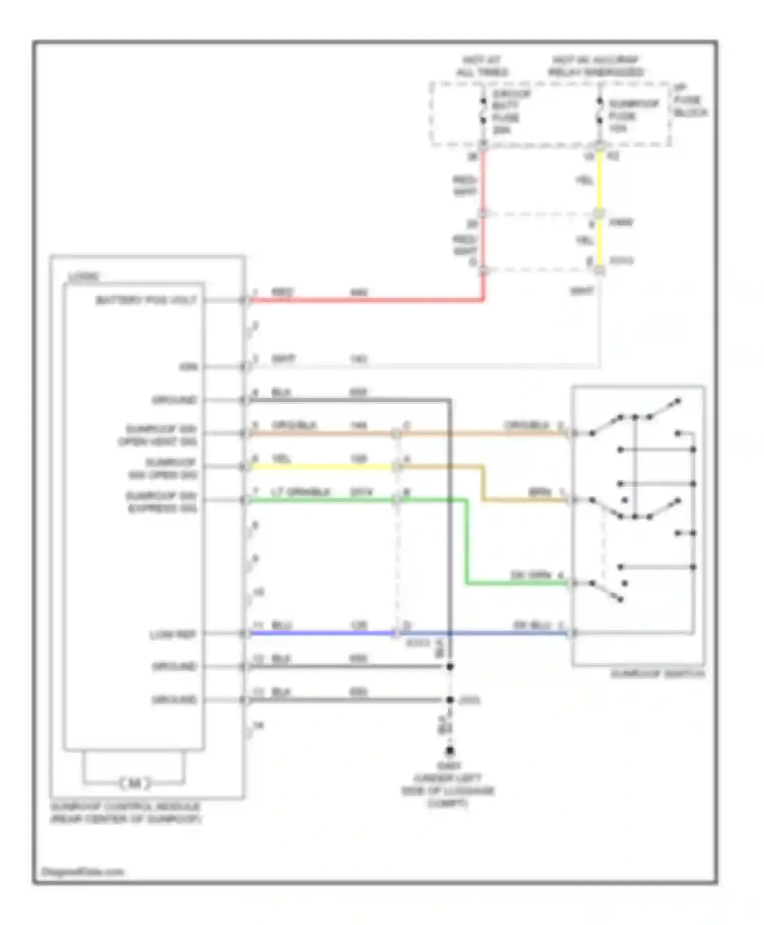 Wiring diagram i/p fuse block for Chevrolet Captiva I facelift 2 (2013-2016) (25 of 37)