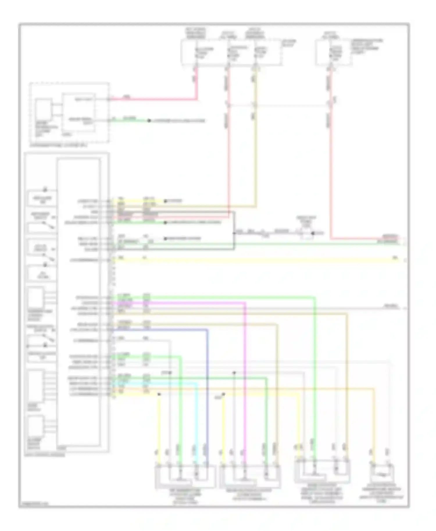 Wiring diagram position sig position sig speed ctrl mode door ctrl ppl for Chevrolet Captiva I facelift 2 (2013-2016) (2 of 2)
