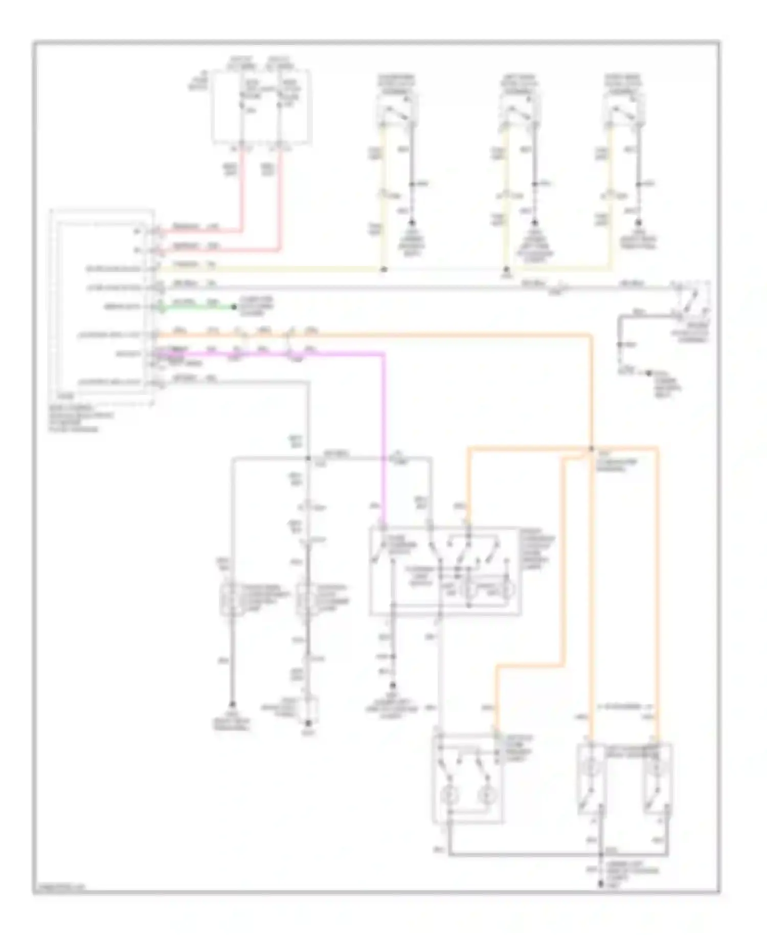 Wiring diagram rf dr ajar sw sig for Chevrolet Captiva I facelift 2 (2013-2016) (1 of 1)