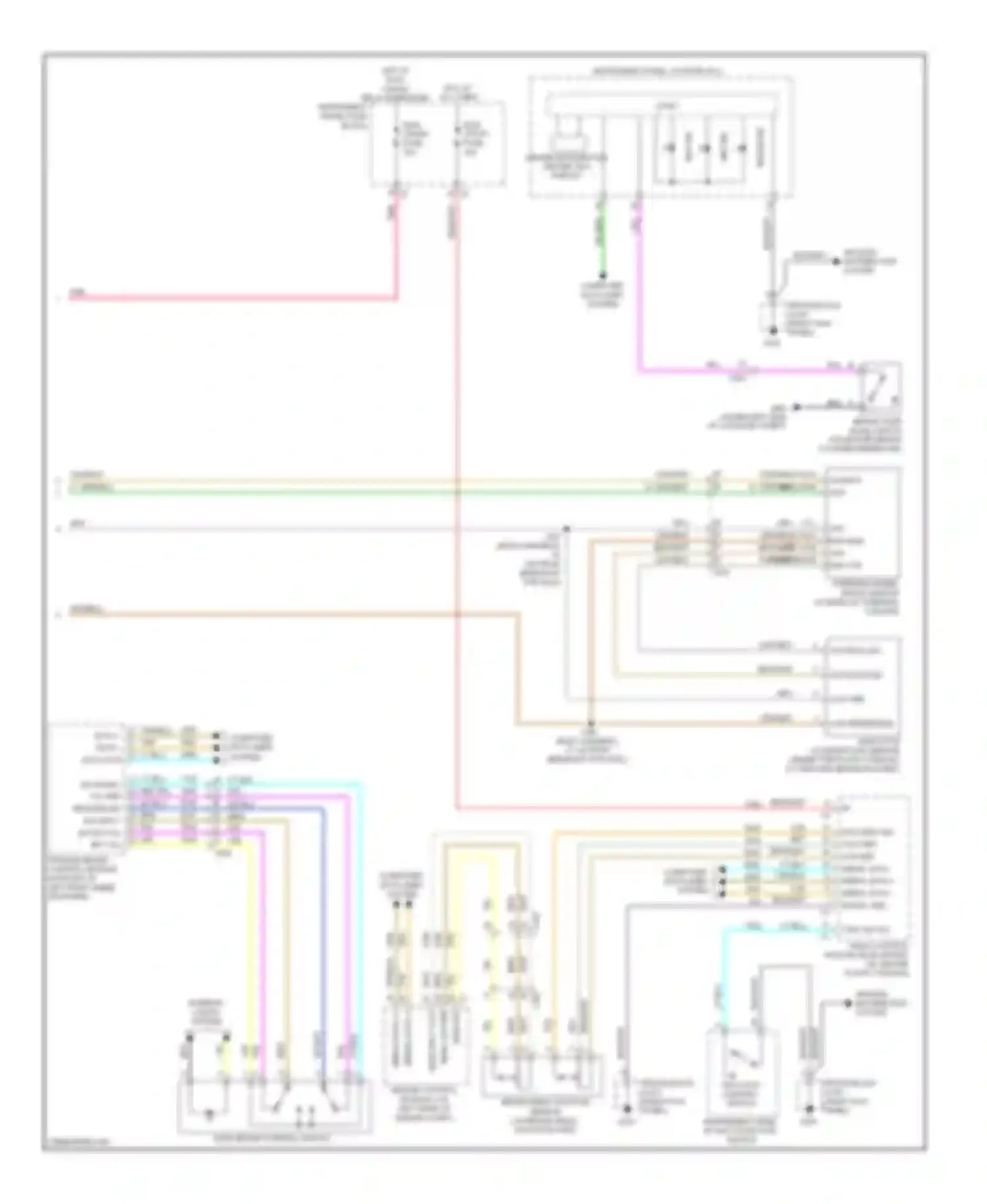 Wiring diagram serial data for Chevrolet Captiva I facelift 2 (2013-2016) (1 of 13)