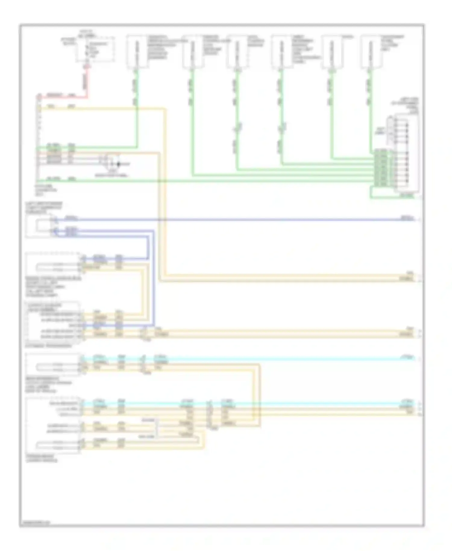 Captiva Chevrolet I facelift (2011-2013): Computer data lines circuit (1 of 2)