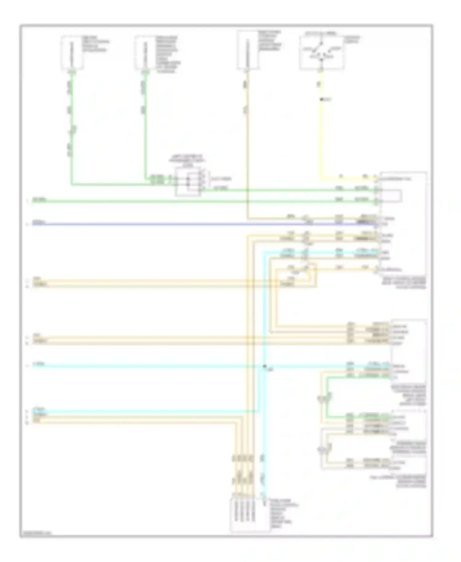 Captiva Chevrolet I facelift (2011-2013): Computer data lines circuit (2 of 2)