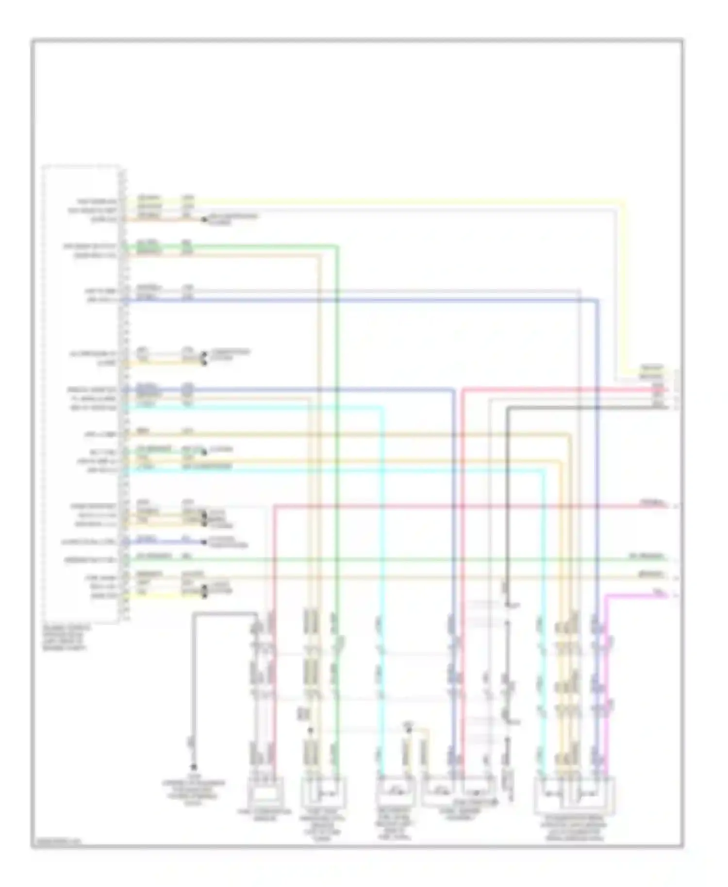 Captiva Chevrolet I facelift 2 (2013-2016): Wiring diagram engine performance 2.4l vin x (1 of 6)