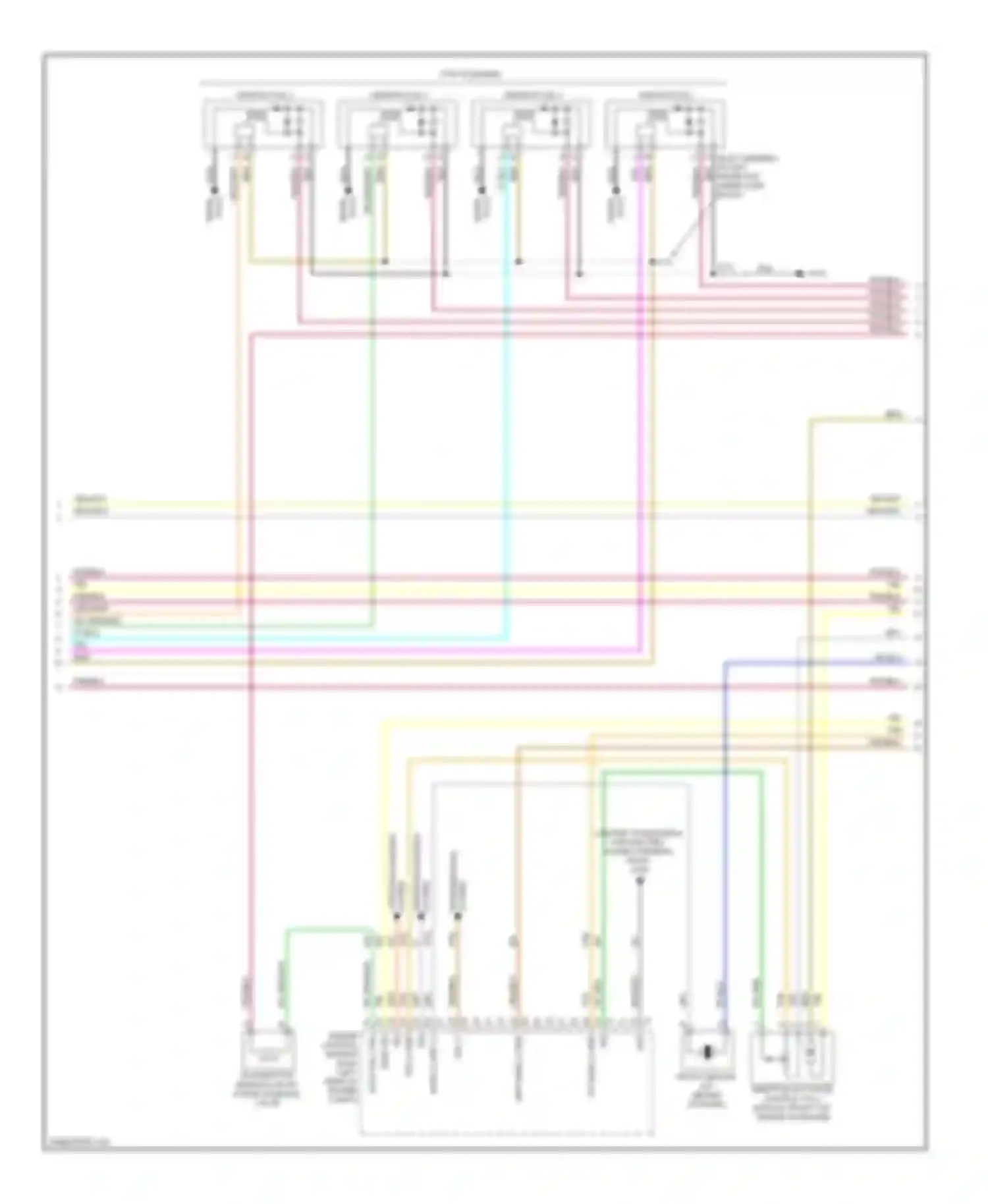 Captiva Chevrolet I facelift 2 (2013-2016): Wiring diagram engine performance 2.4l vin x (5 of 6)