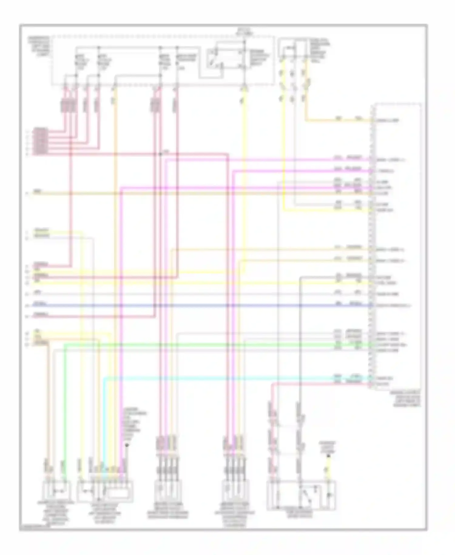 Captiva Chevrolet I facelift 2 (2013-2016): Wiring diagram engine performance 2.4l vin x (6 of 6)