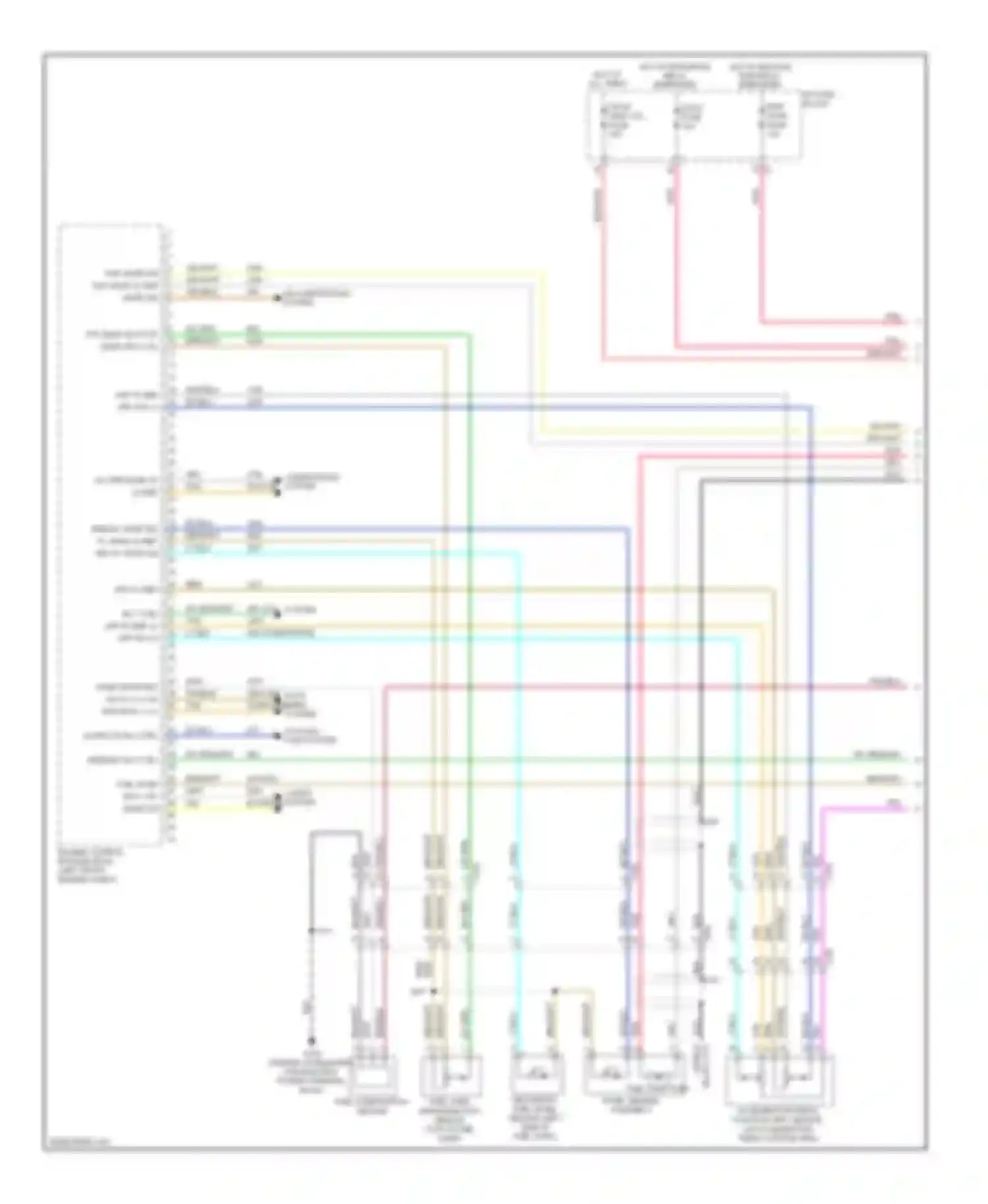Captiva Chevrolet I facelift (2011-2013): Wiring diagram engine performance 3.0l vin 5 (1 of 6)