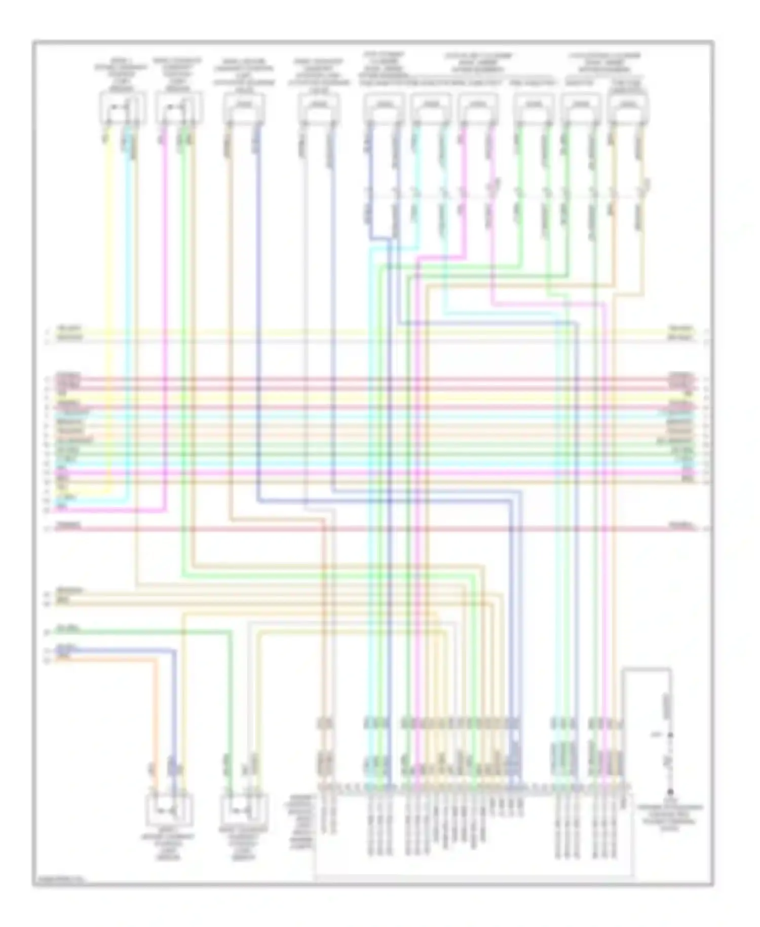 Captiva Chevrolet I facelift (2011-2013): Wiring diagram engine performance 3.0l vin 5 (4 of 6)