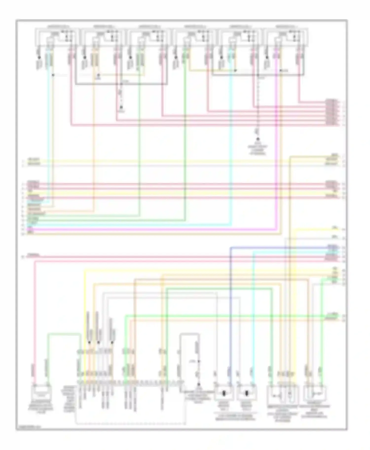 Captiva Chevrolet I facelift (2011-2013): Wiring diagram engine performance 3.0l vin 5 (5 of 6)