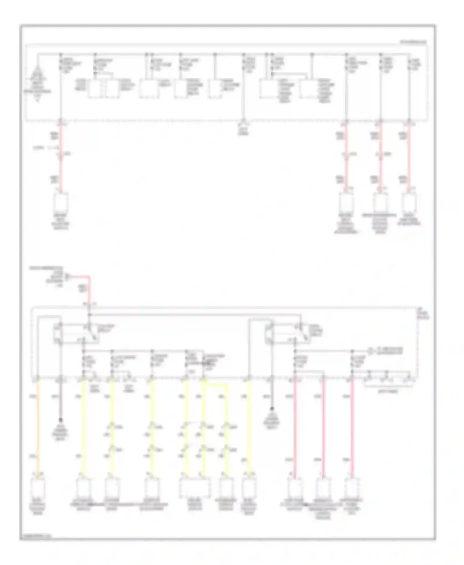 Captiva Chevrolet I facelift (2011-2013): Power distribution circuit (3 of 4)
