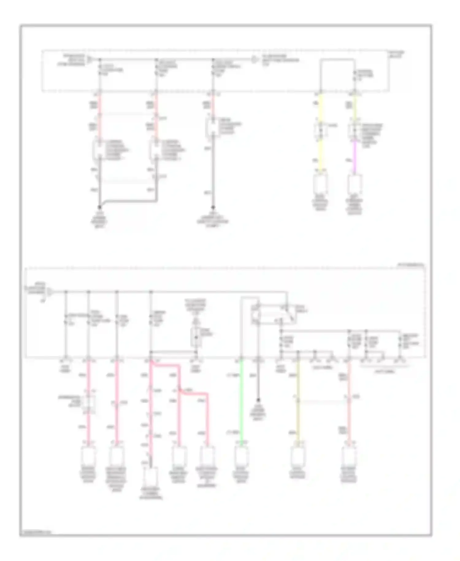Captiva Chevrolet I facelift (2011-2013): Power distribution circuit (4 of 4)