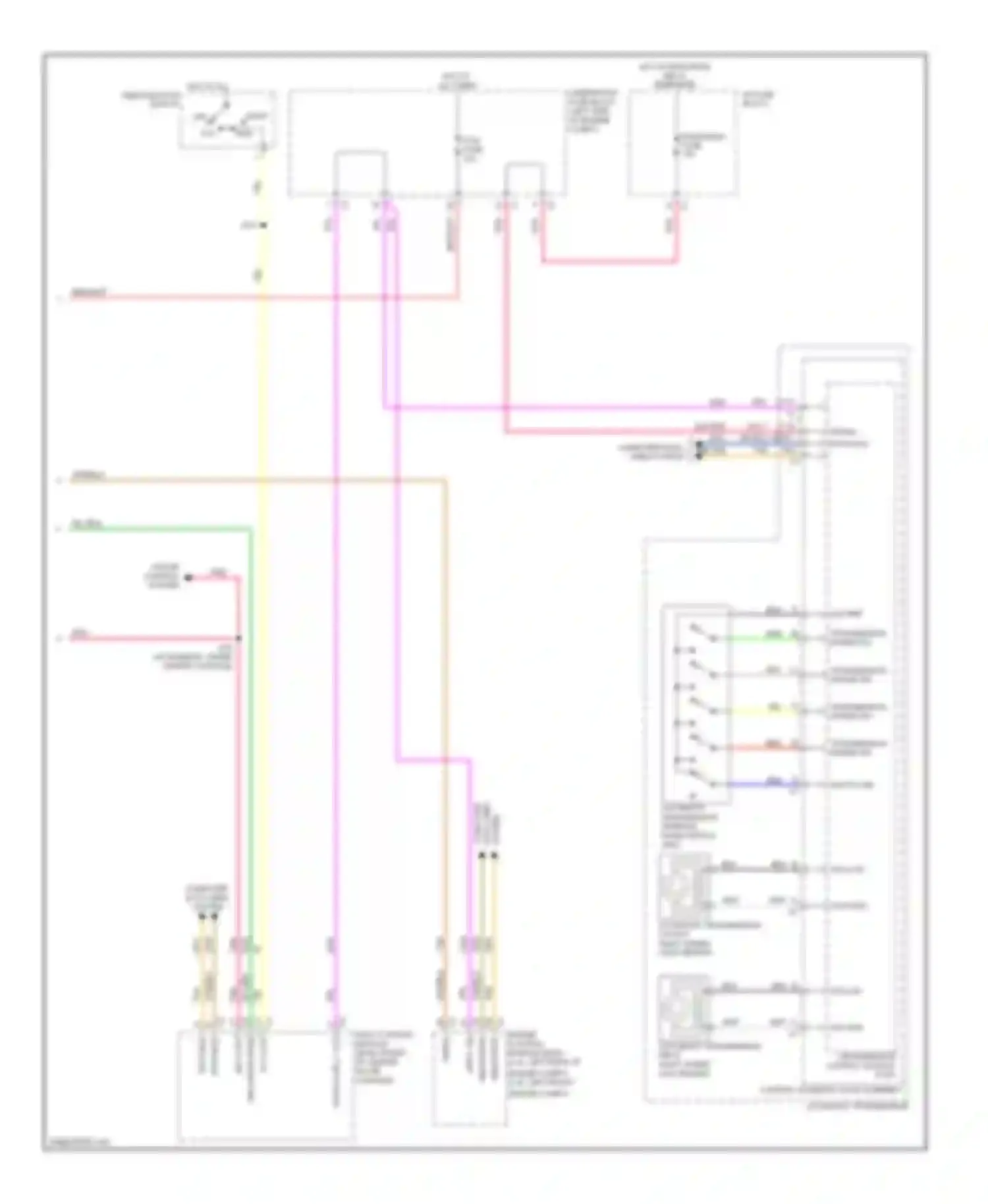 Captiva Chevrolet I facelift (2011-2013): A/t circuit (2 of 2)