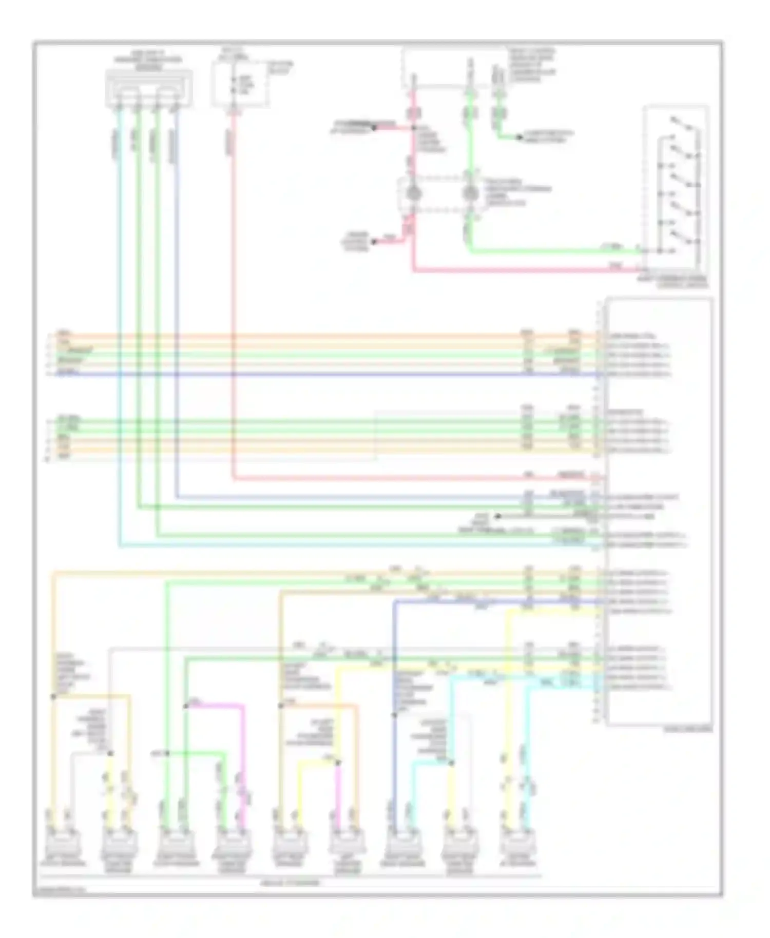 Wiring diagram ctrl sig for Chevrolet Captiva I facelift (2011-2013) (1 of 1)