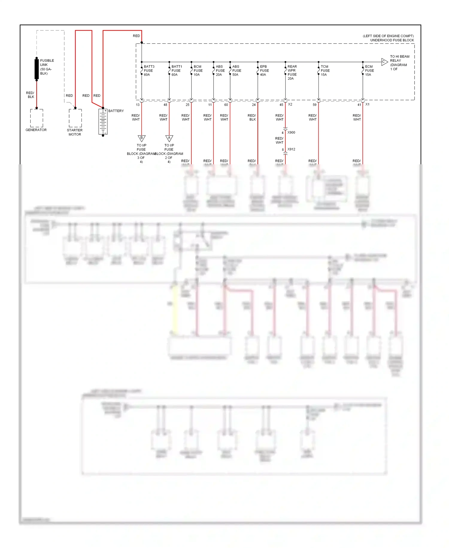 Chevrolet Captiva I facelift (2011-2013) engine control module (ecm) wiring diagram  (2 of 3)