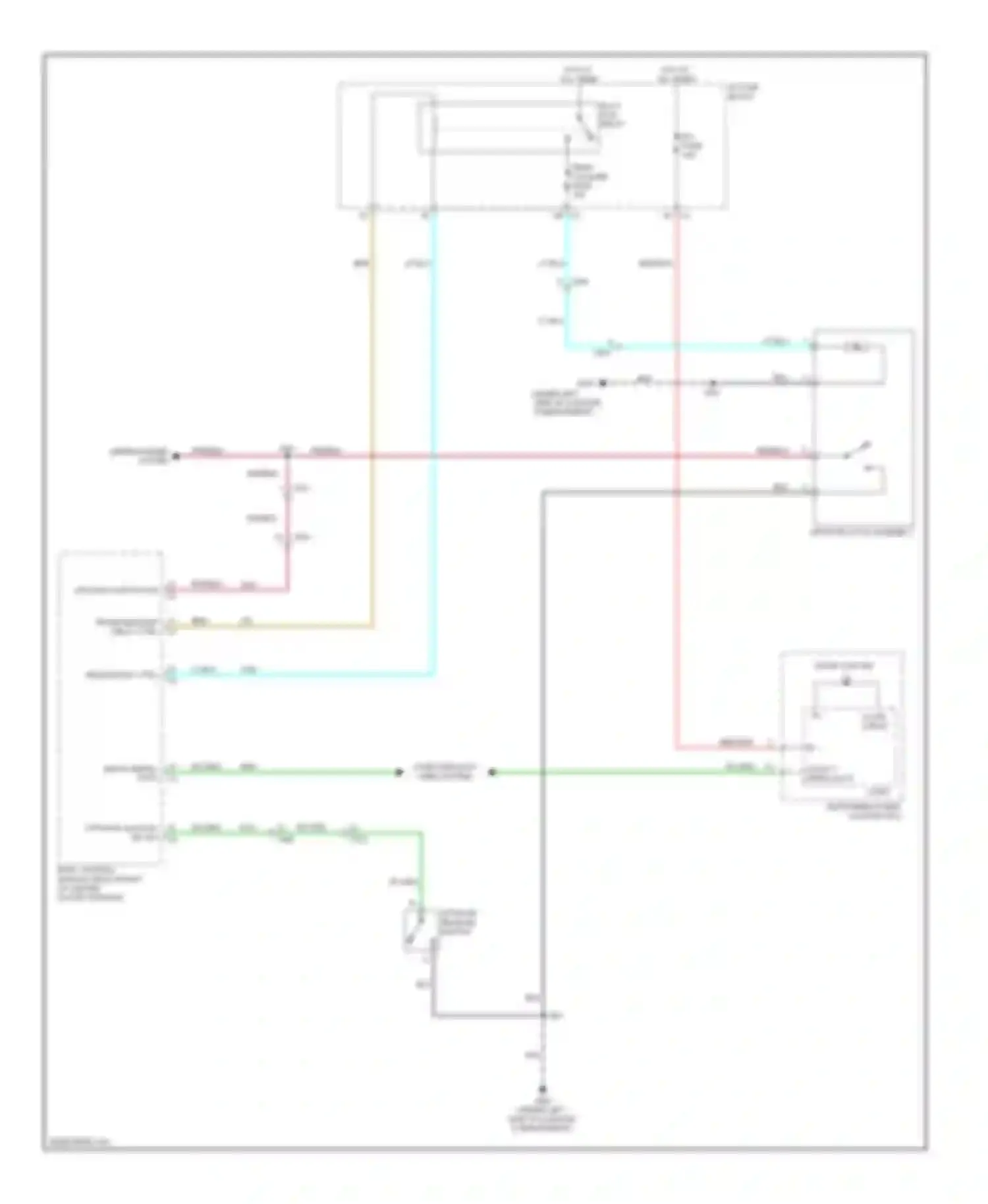 Wiring diagram gmlan serial data for Chevrolet Captiva I facelift (2011-2013) (4 of 4)