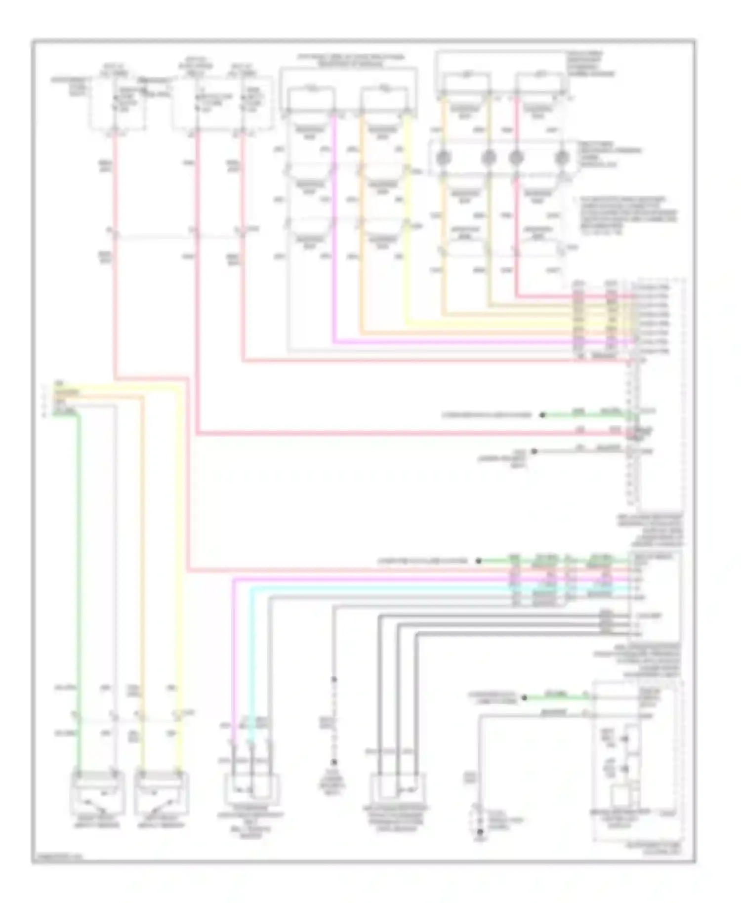 Wiring diagram gmlan serial data for Chevrolet Captiva I facelift (2011-2013) (3 of 4)