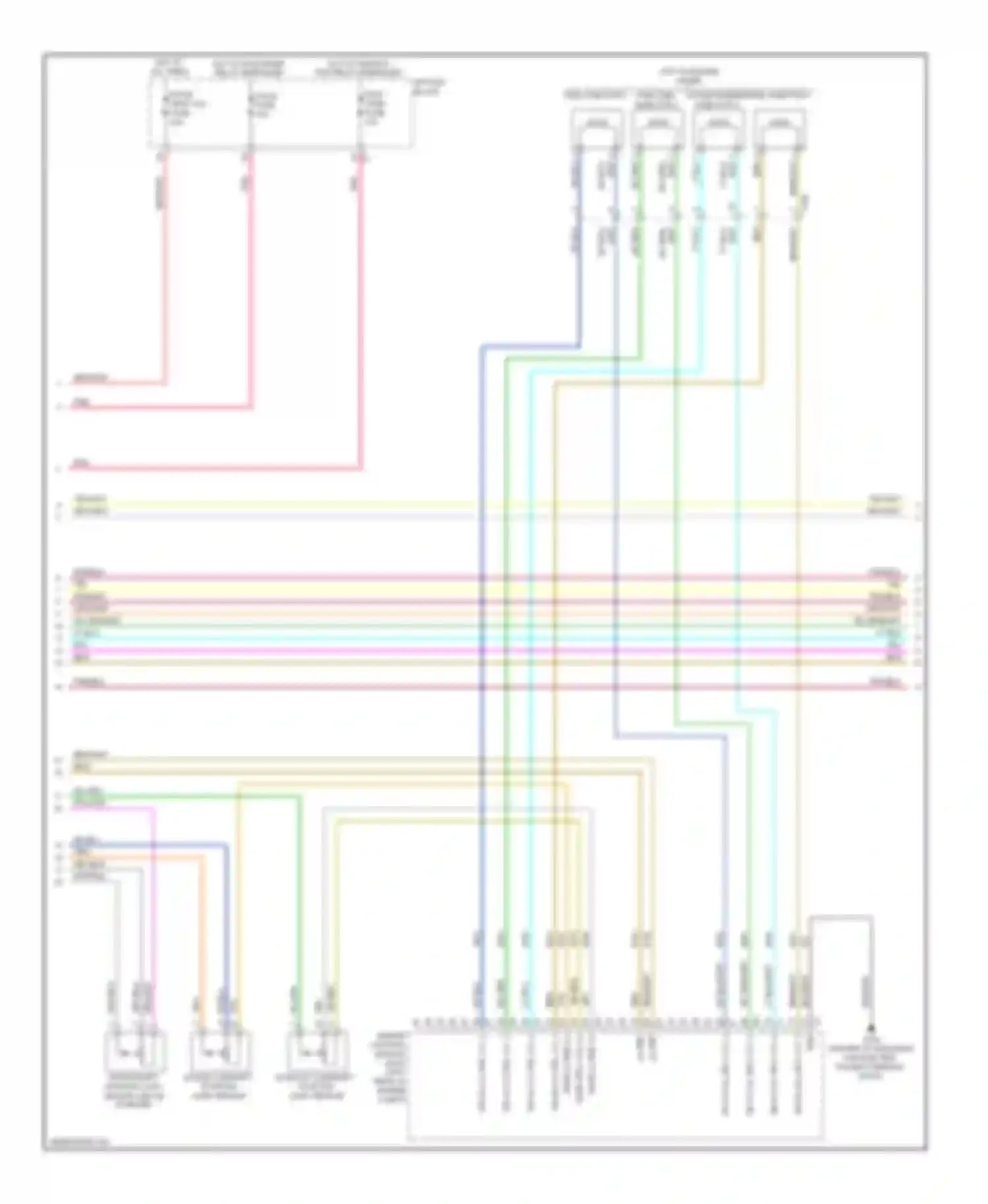 Wiring diagram i/p fuse block for Chevrolet Captiva I facelift (2011-2013) (9 of 32)
