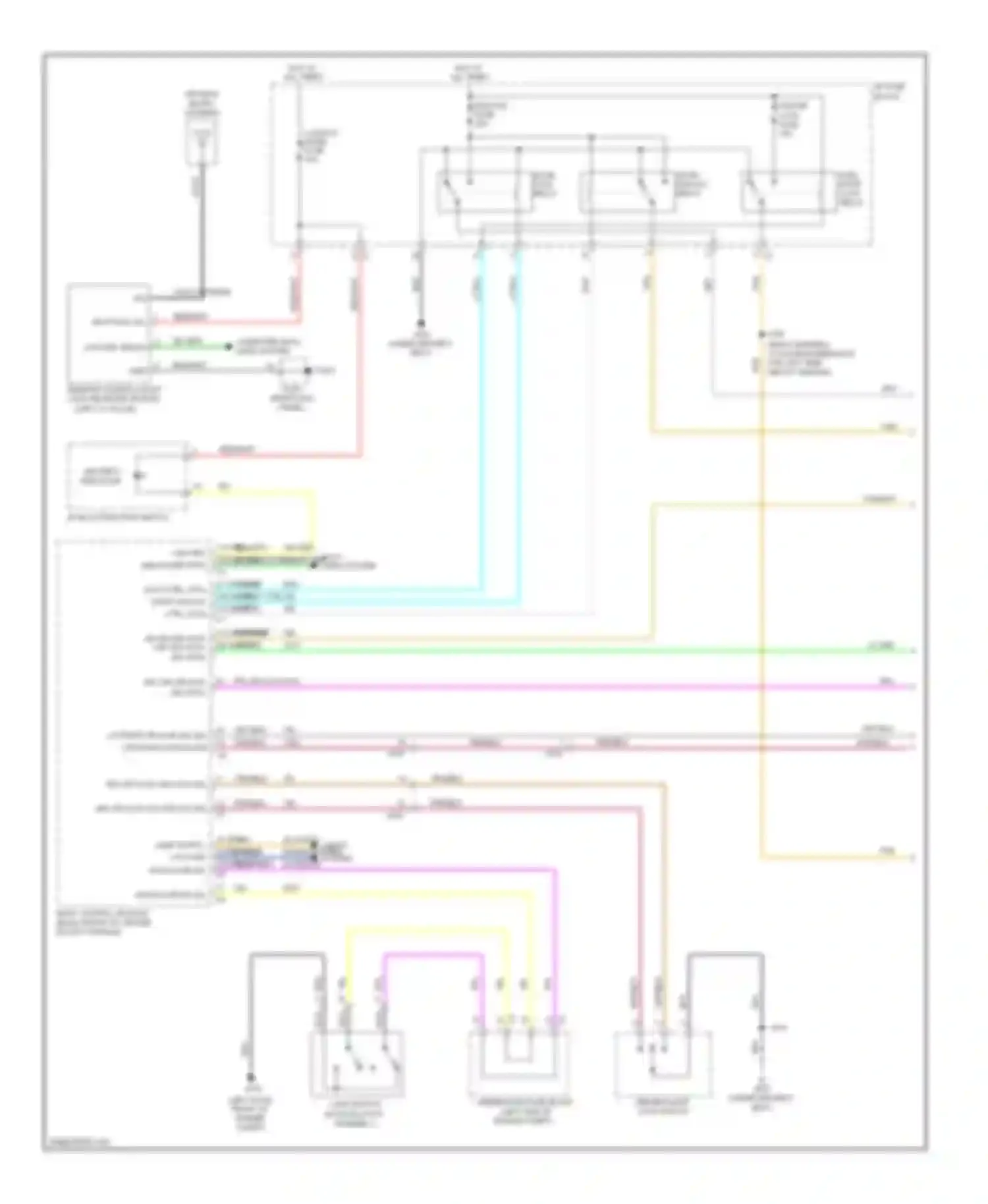 Wiring diagram lh front dr ajar sw sig liftgate ajar sw sig for Chevrolet Captiva I facelift (2011-2013) (1 of 1)